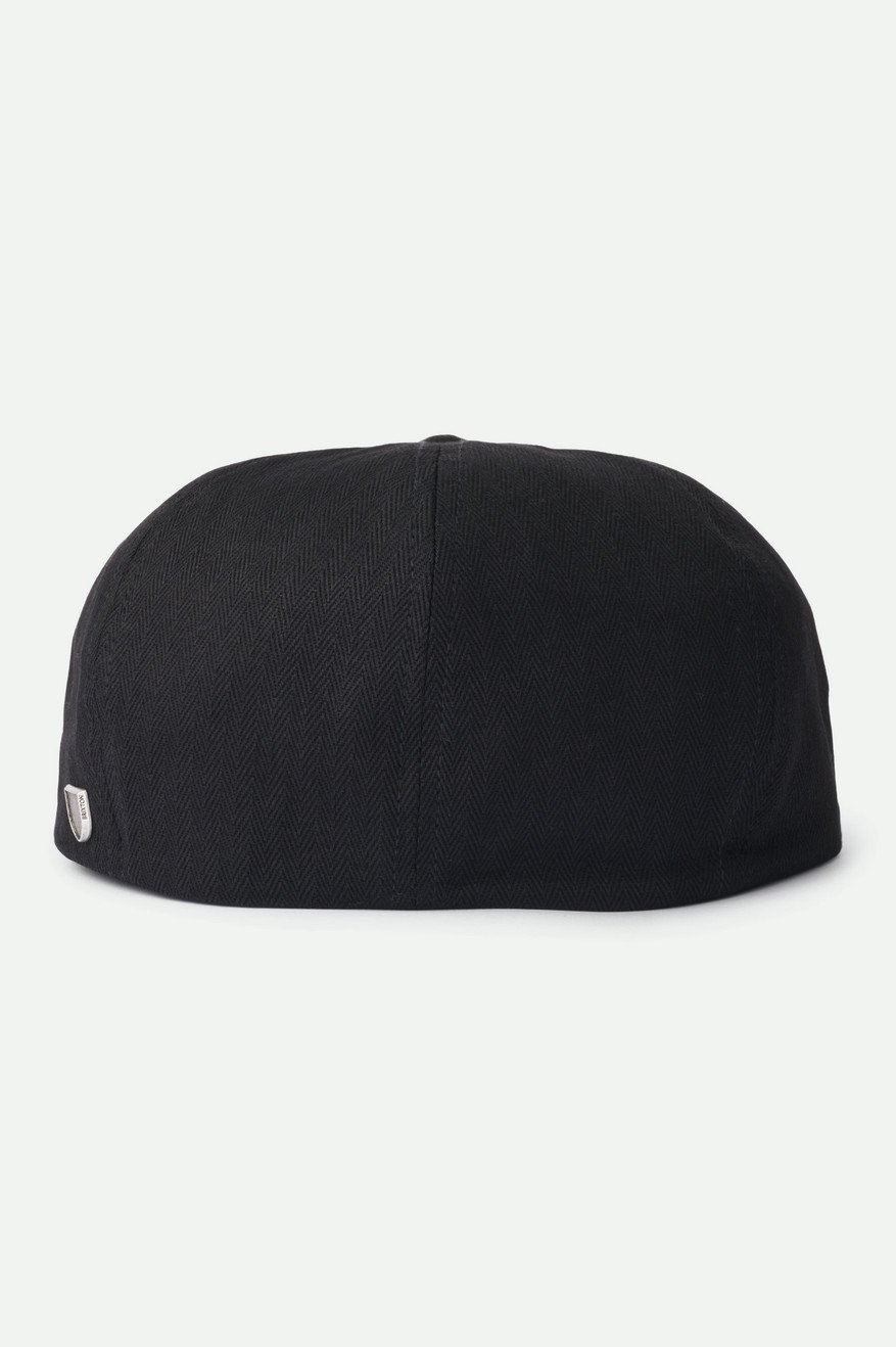 Brixton - BROOD SNAP CAP - Black Herringbone