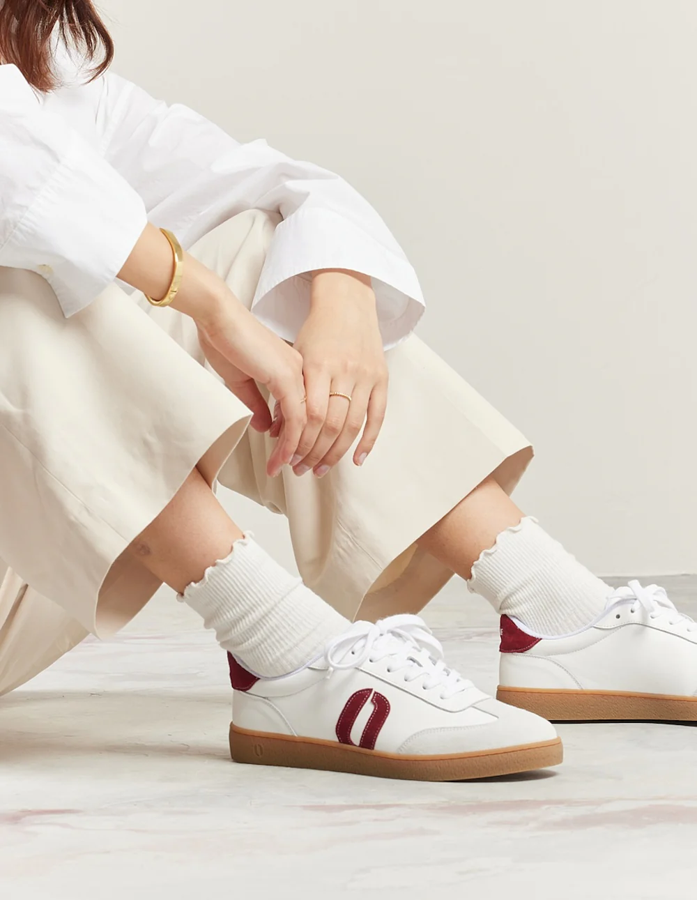 ODAJE - LUCIA - White/Bordeaux