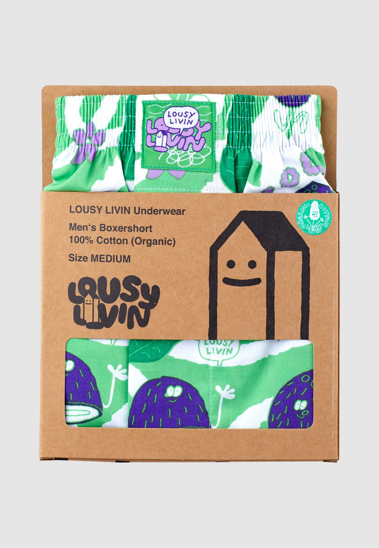 Lousy Livin - COCONUT BOXER - Lime