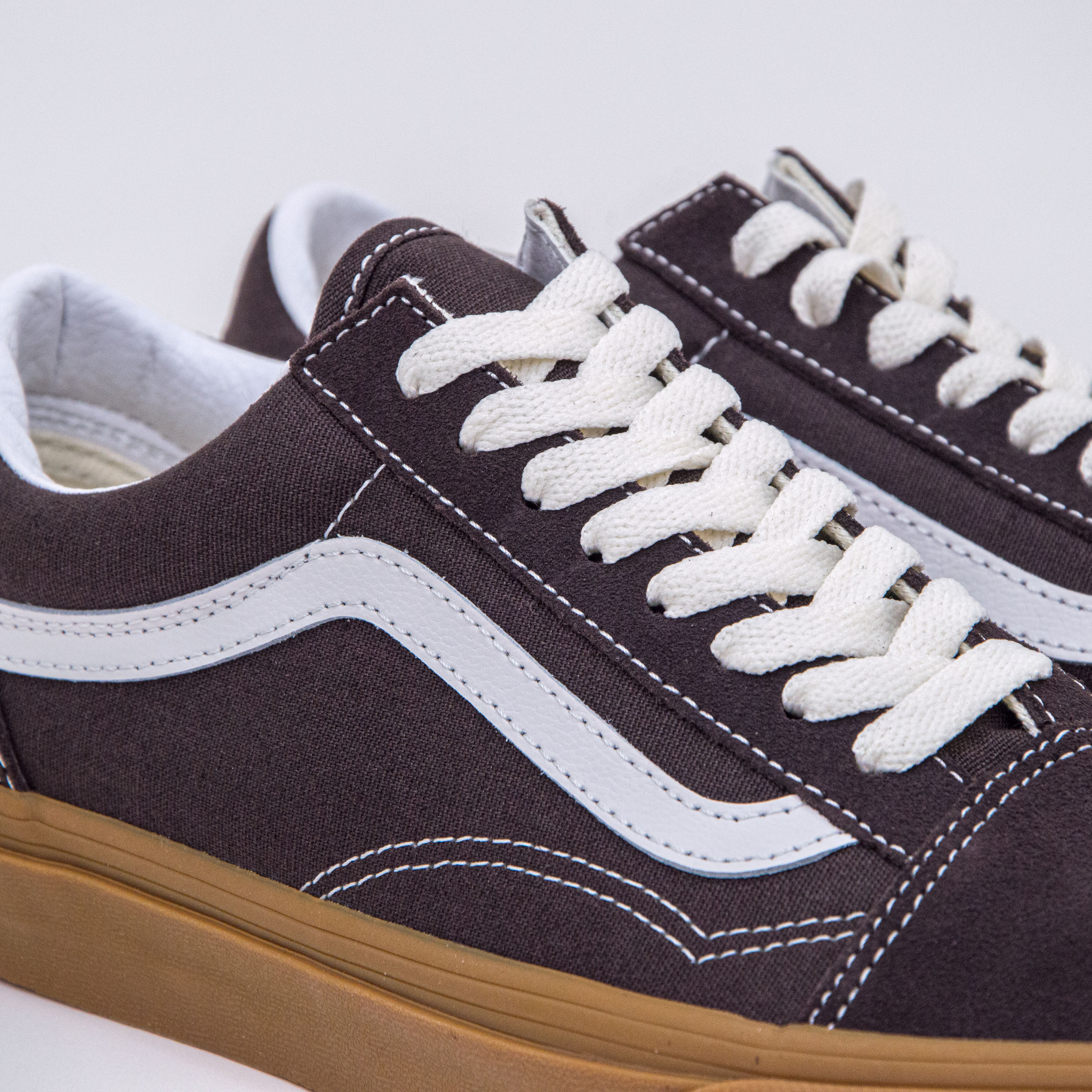 Vans - OLD SKOOL - Vintage Chocolate Gum