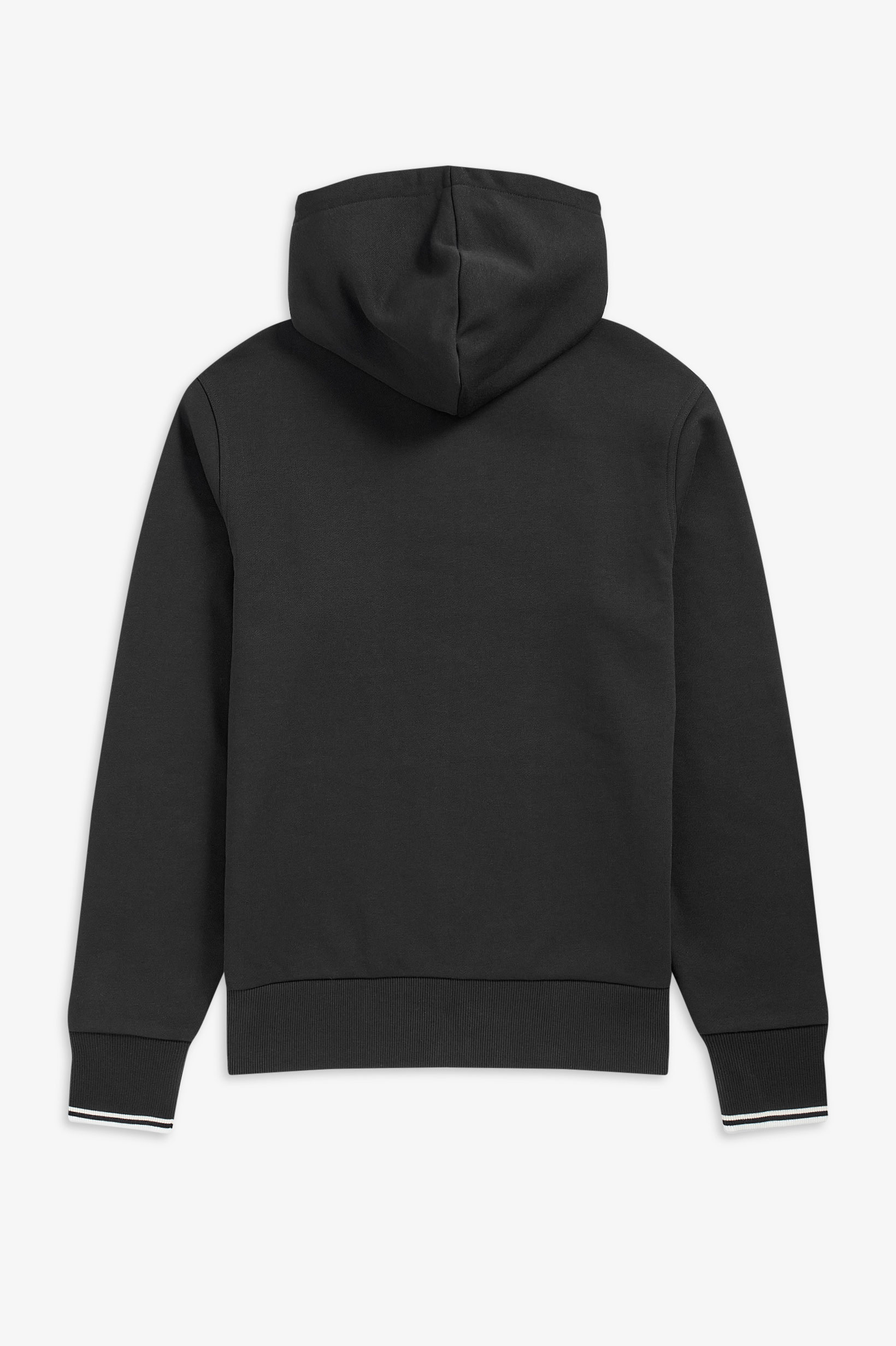 Fred Perry - HOODED ZIP TROUGH - Black Fred Perry - HOODED ZIP TROUGH - Black