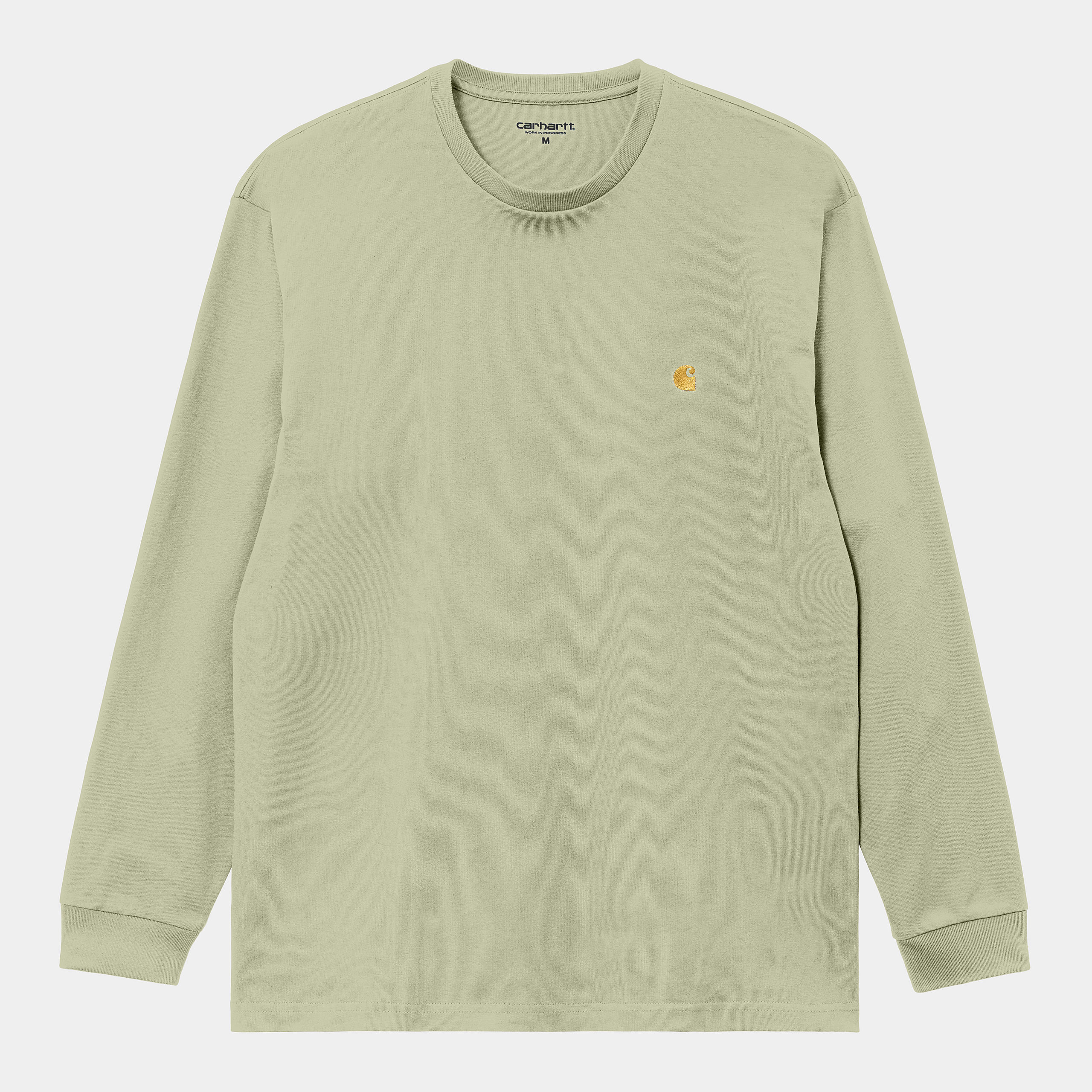 Carhartt WIP - L/S CHASE T-SHIRT - Agave/Gold