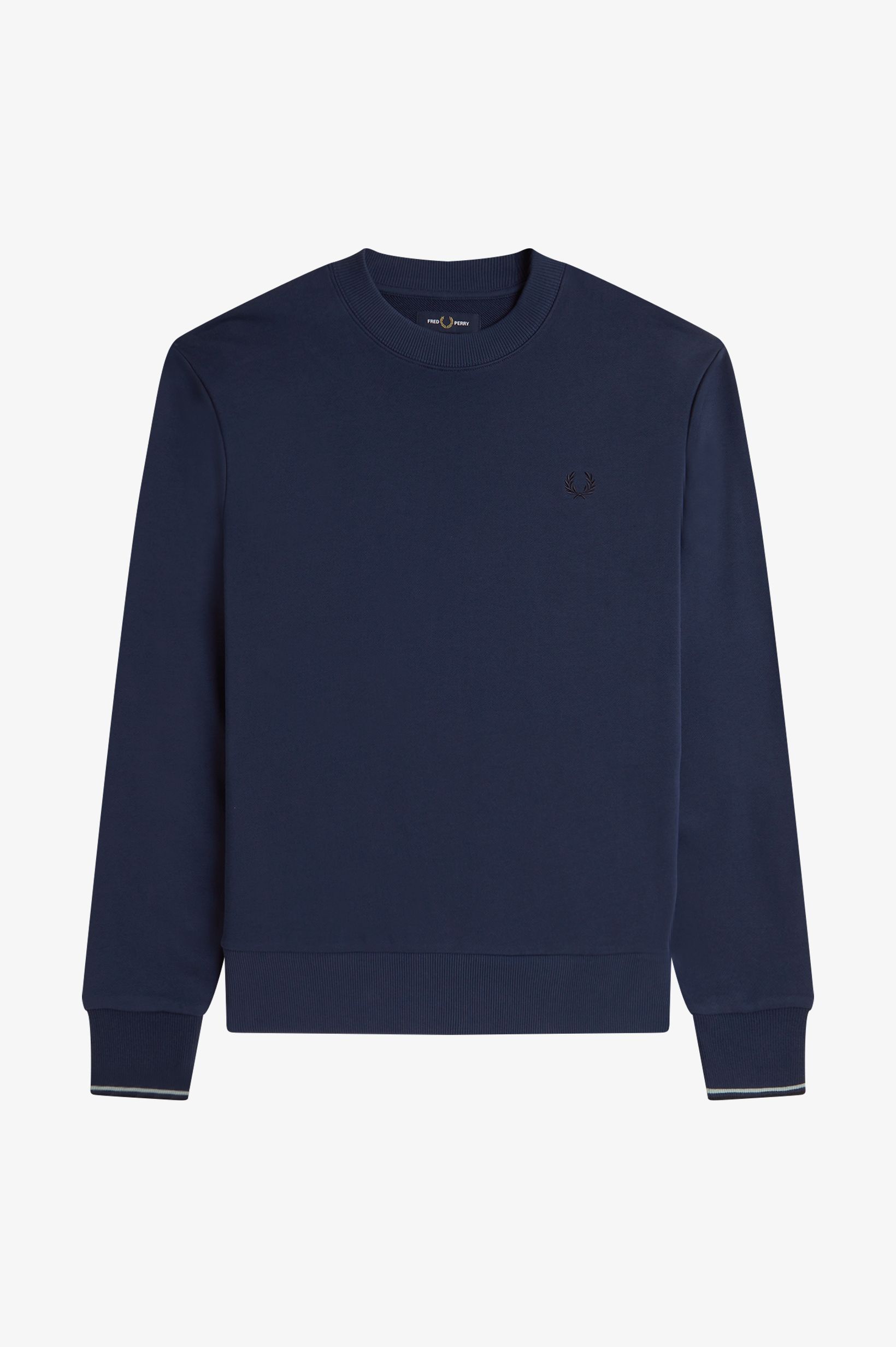Fred Perry - CREW NECK SWEATSHIRT - Tennis Blue Fred Perry - CREW NECK SWEATSHIRT - Tennis Blue