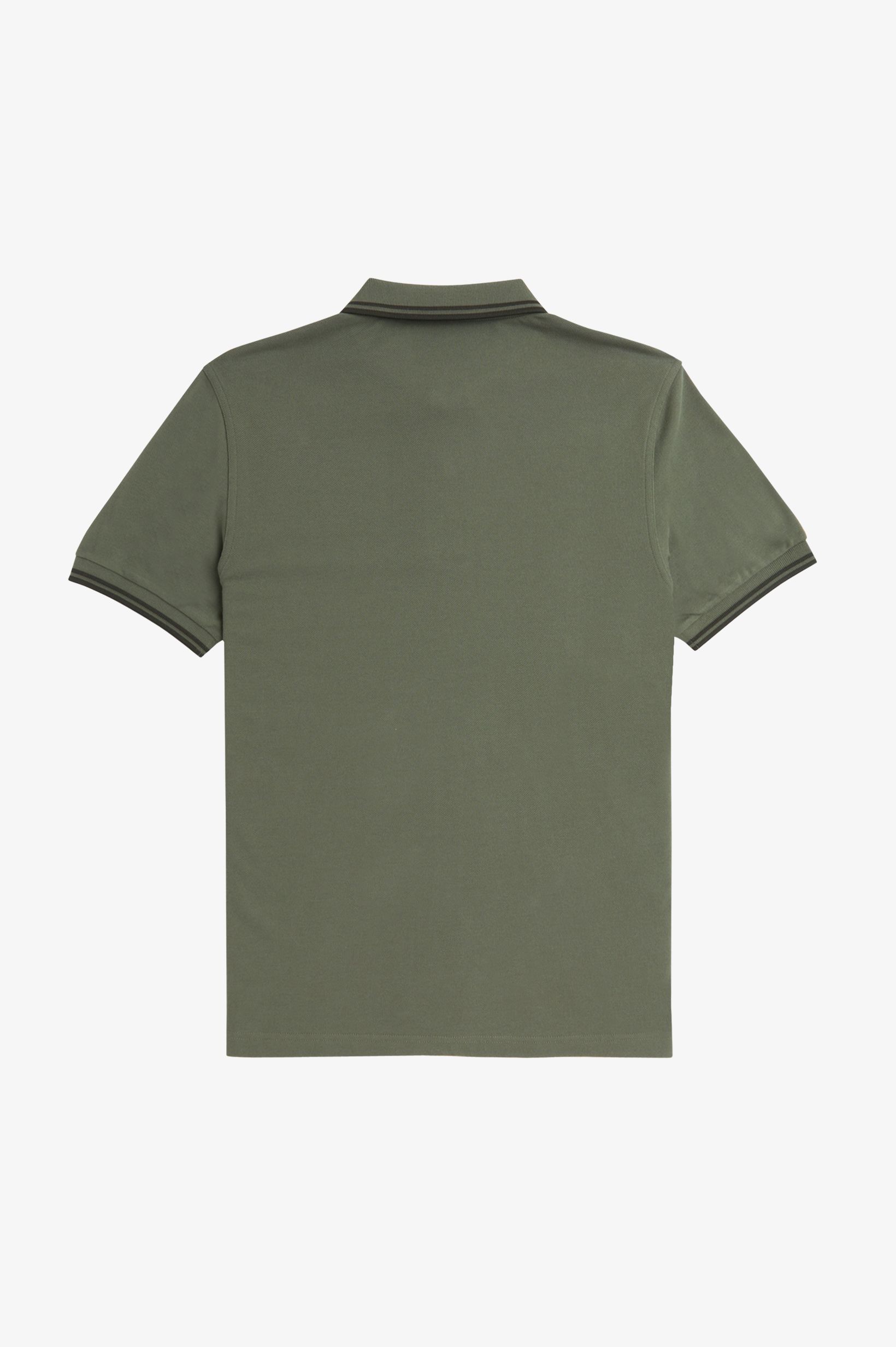 Fred Perry - TWIN TIPPED POLO SHIRT - Laurel Wreath Green/Night Green