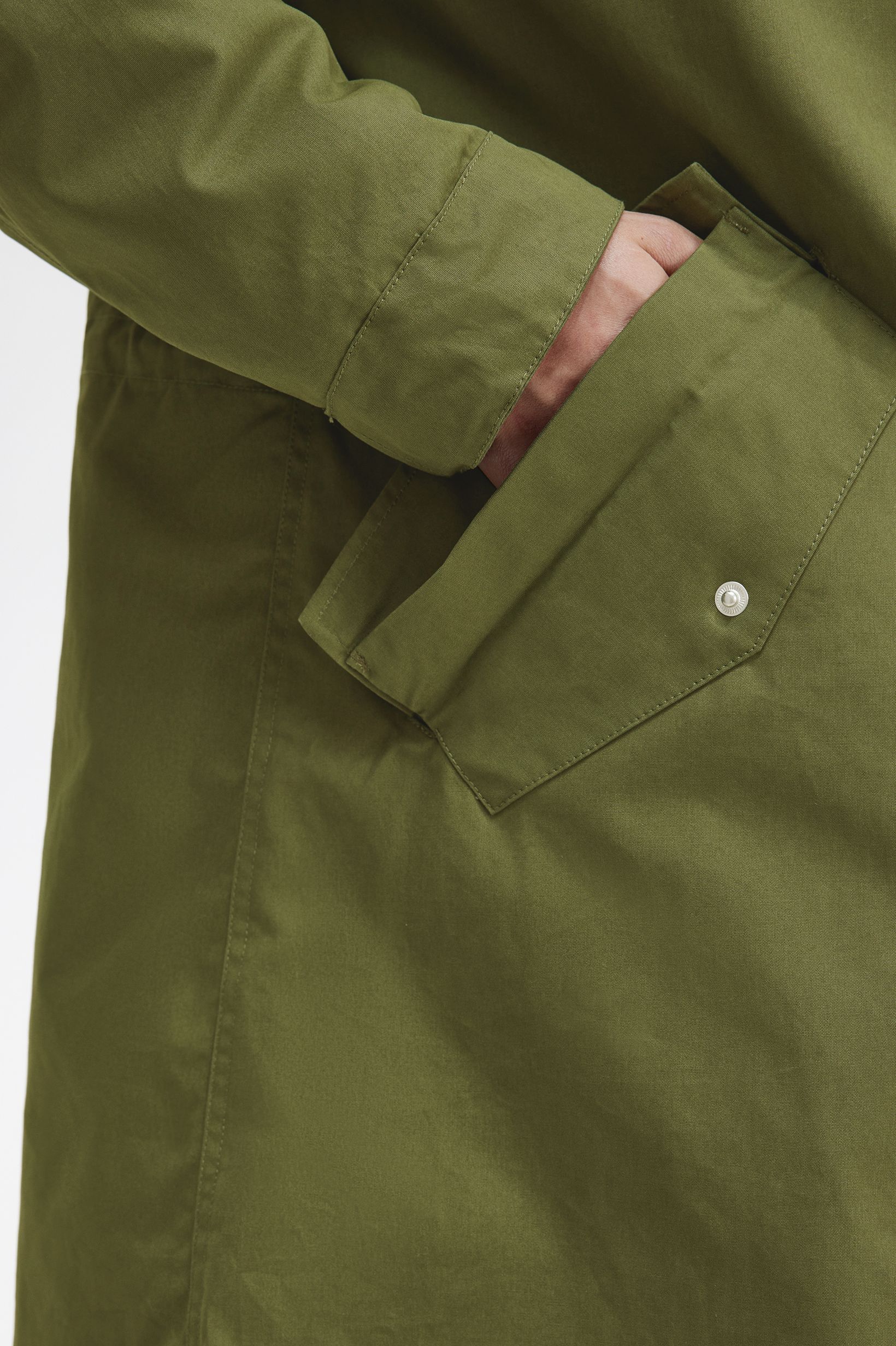 Fred Perry - FUR LINED PARKA - Parka Green Fred Perry - FUR LINED PARKA - Parka Green