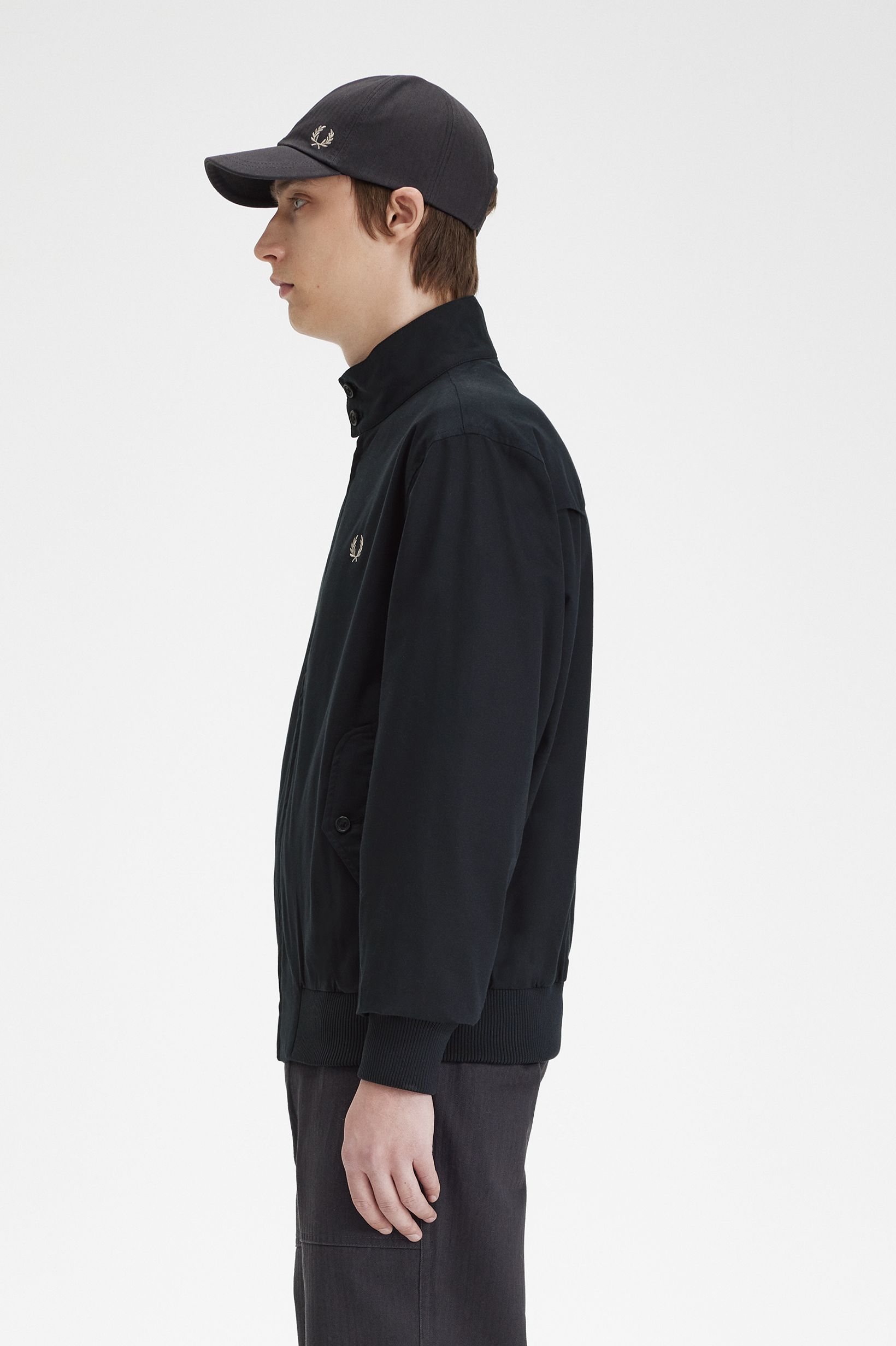 Fred Perry - HARRINGTON JACKET - Black