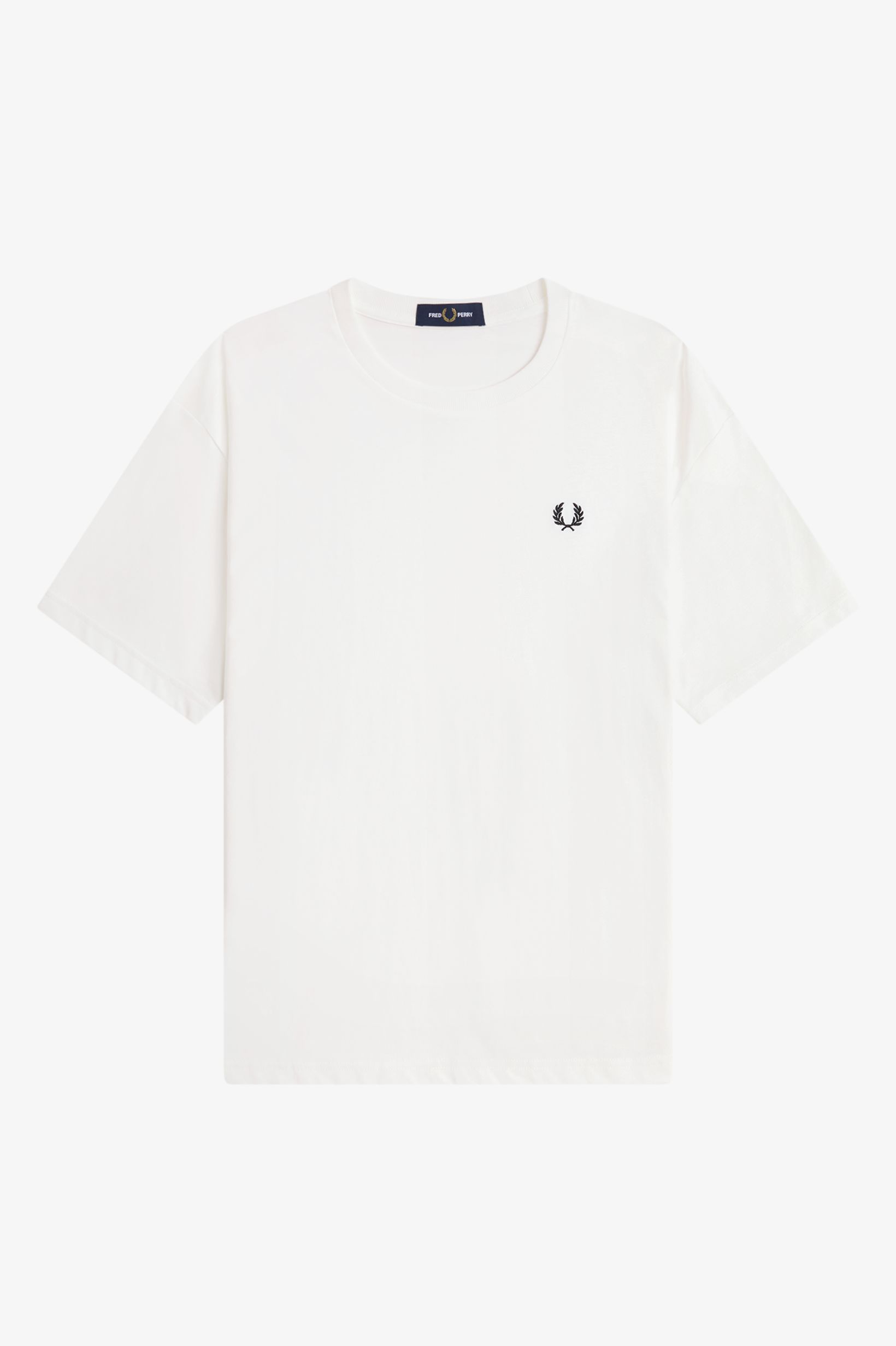 Fred Perry - CREW NECK T-SHIRT (WOMEN) - Snow White
