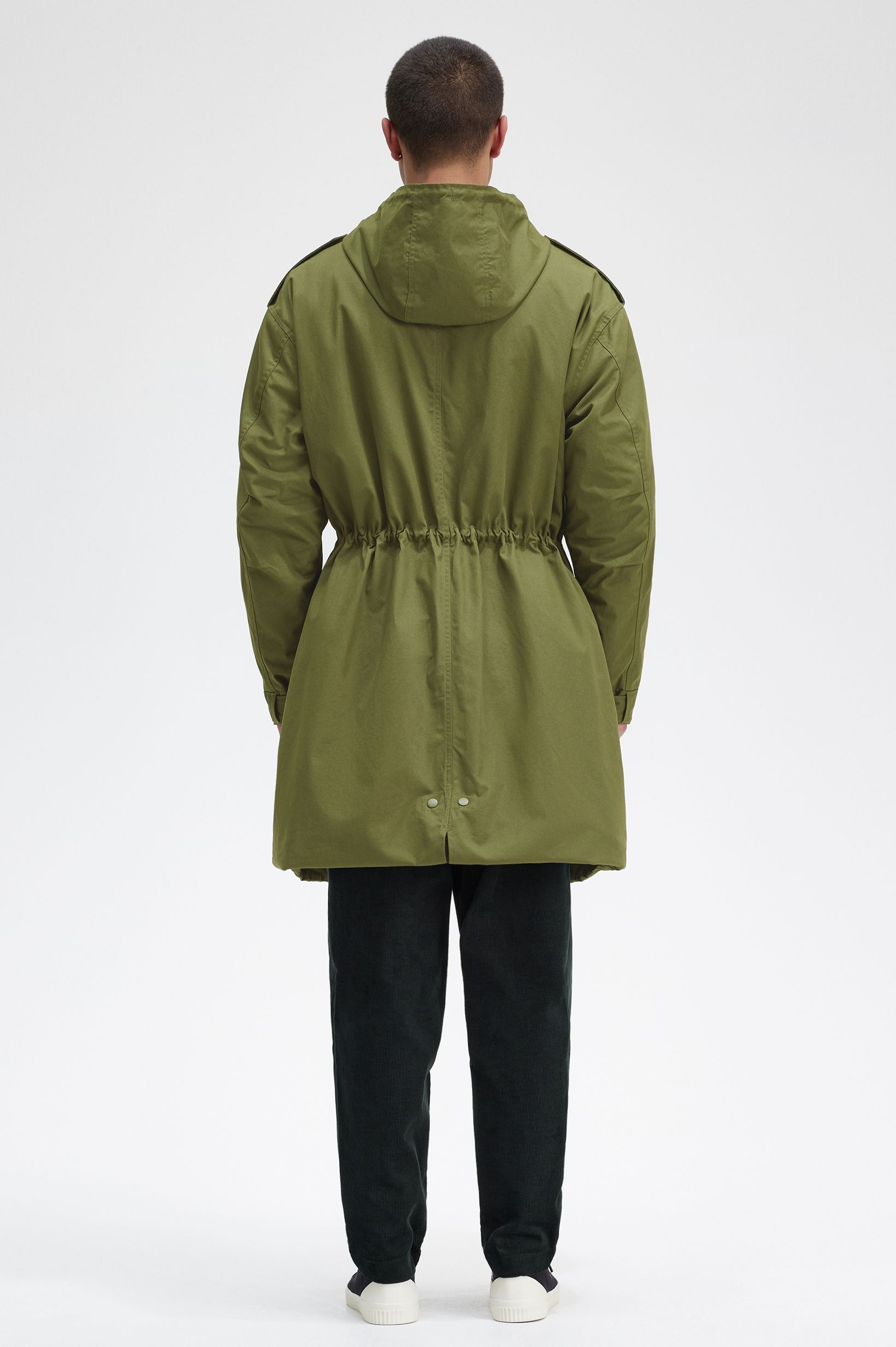 Fred Perry - FUR LINED PARKA - Parka Green