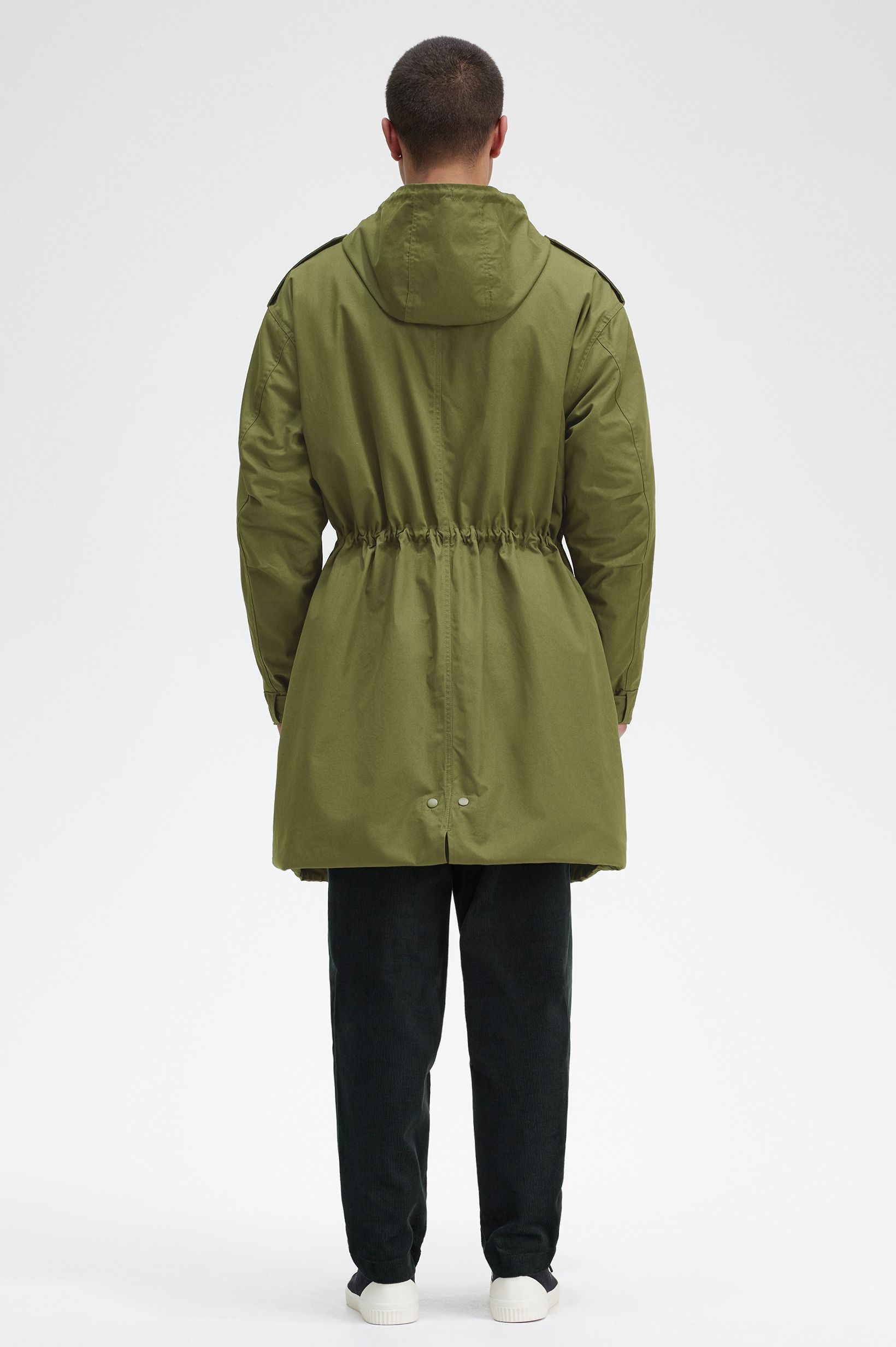 Fred Perry - FUR LINED PARKA - Parka Green Fred Perry - FUR LINED PARKA - Parka Green
