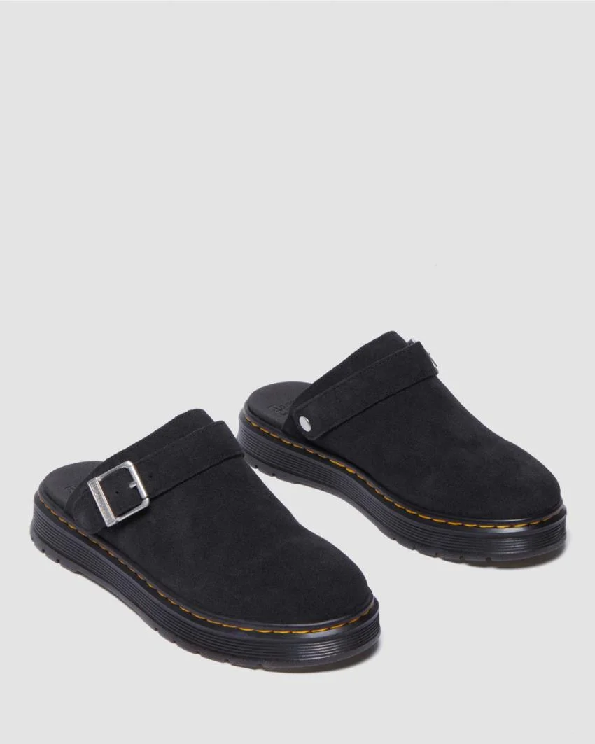 Dr. Martens - BROOKLINE MULE - Black (Bronx Suede)