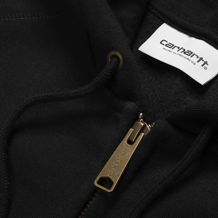 Carhartt WIP -  HOODED CHASE JACKET - Black/Gold