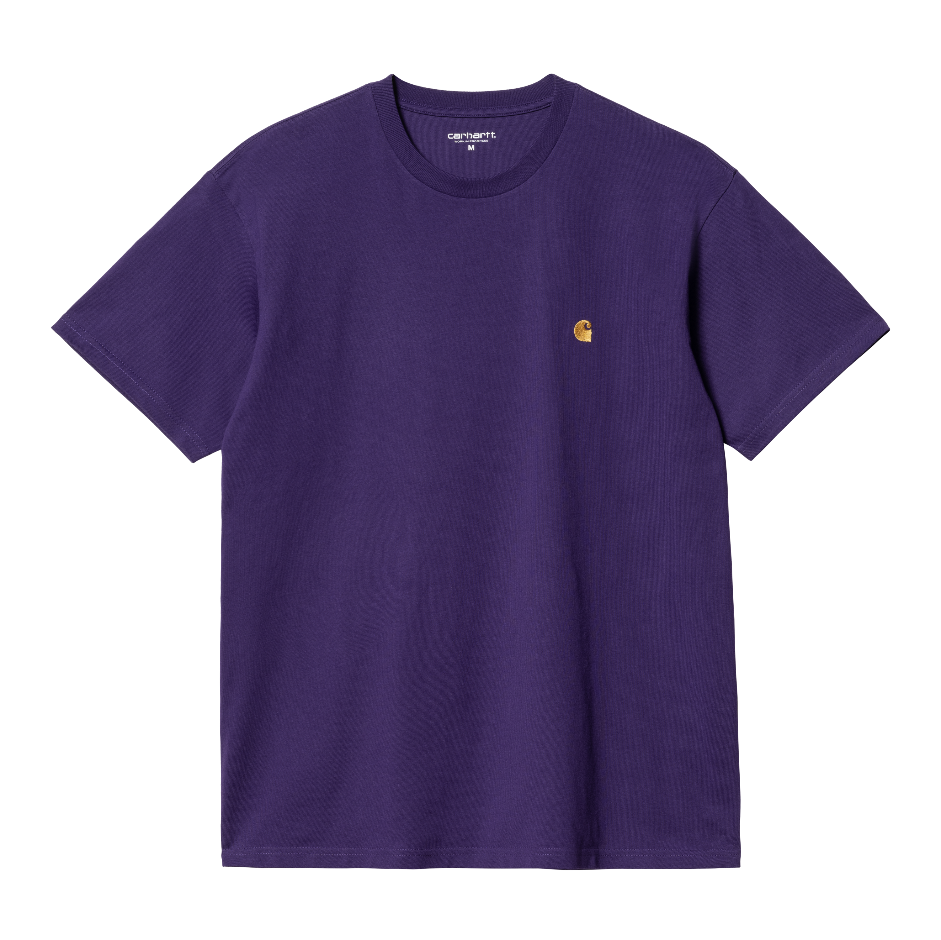 Carhartt WIP - CHASE T-SHIRT - Tyrian/Gold