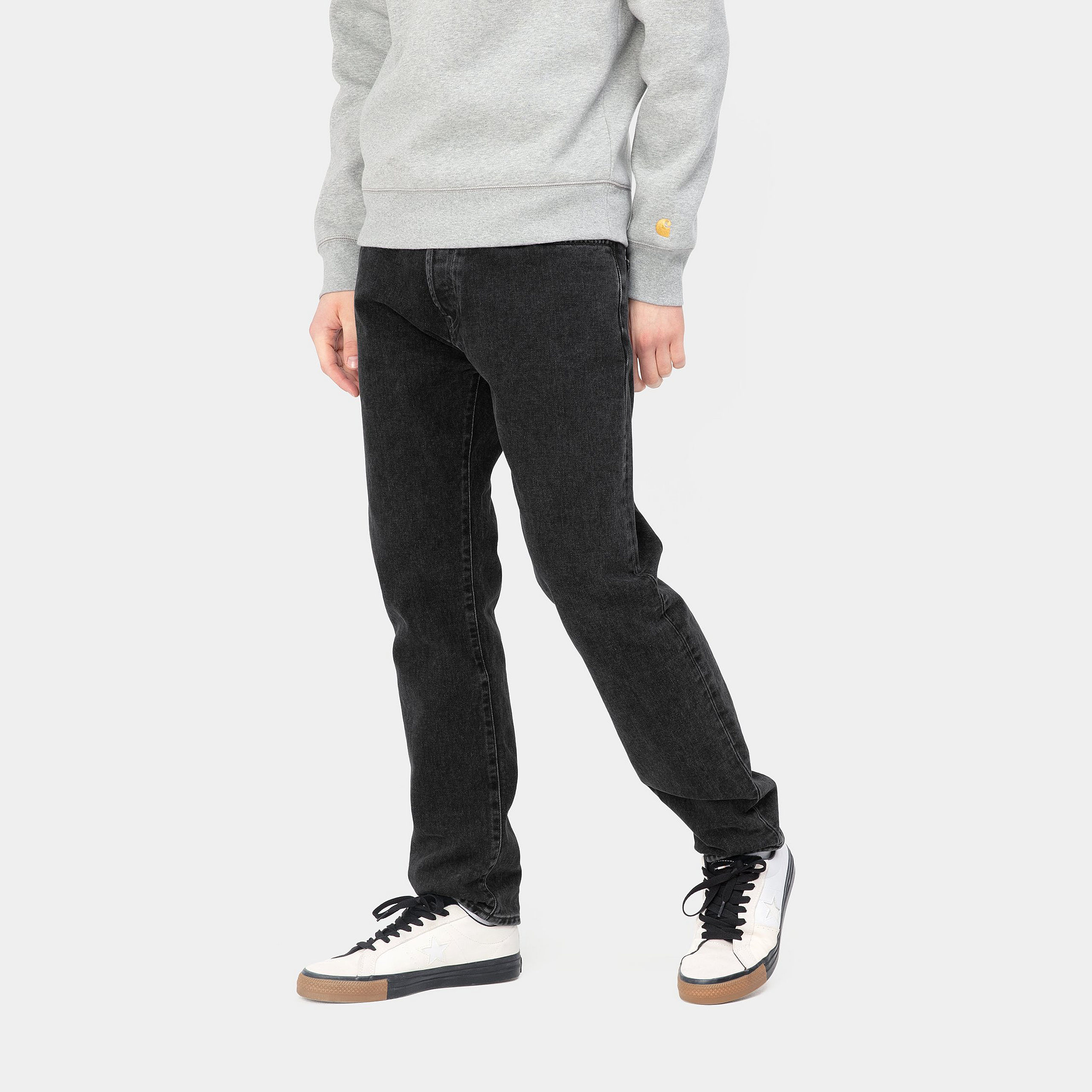 Carhartt WIP - KLONDIKE PANT - Black (Stone Washed) Carhartt WIP - KLONDIKE PANT - Black (Stone Washed)
