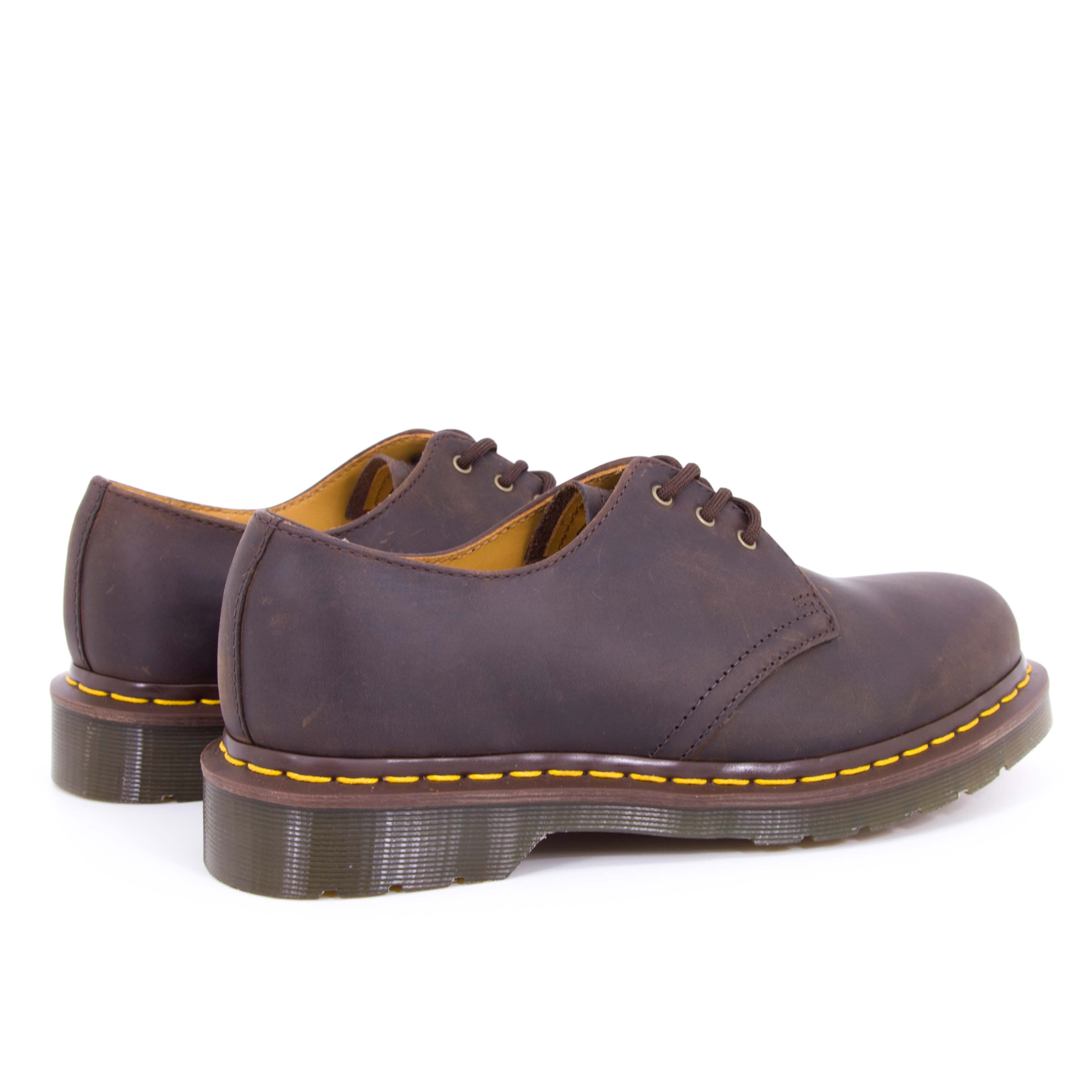 Dr. Martens - 1461 - Dark Brown/Gaucho Crazy Horse