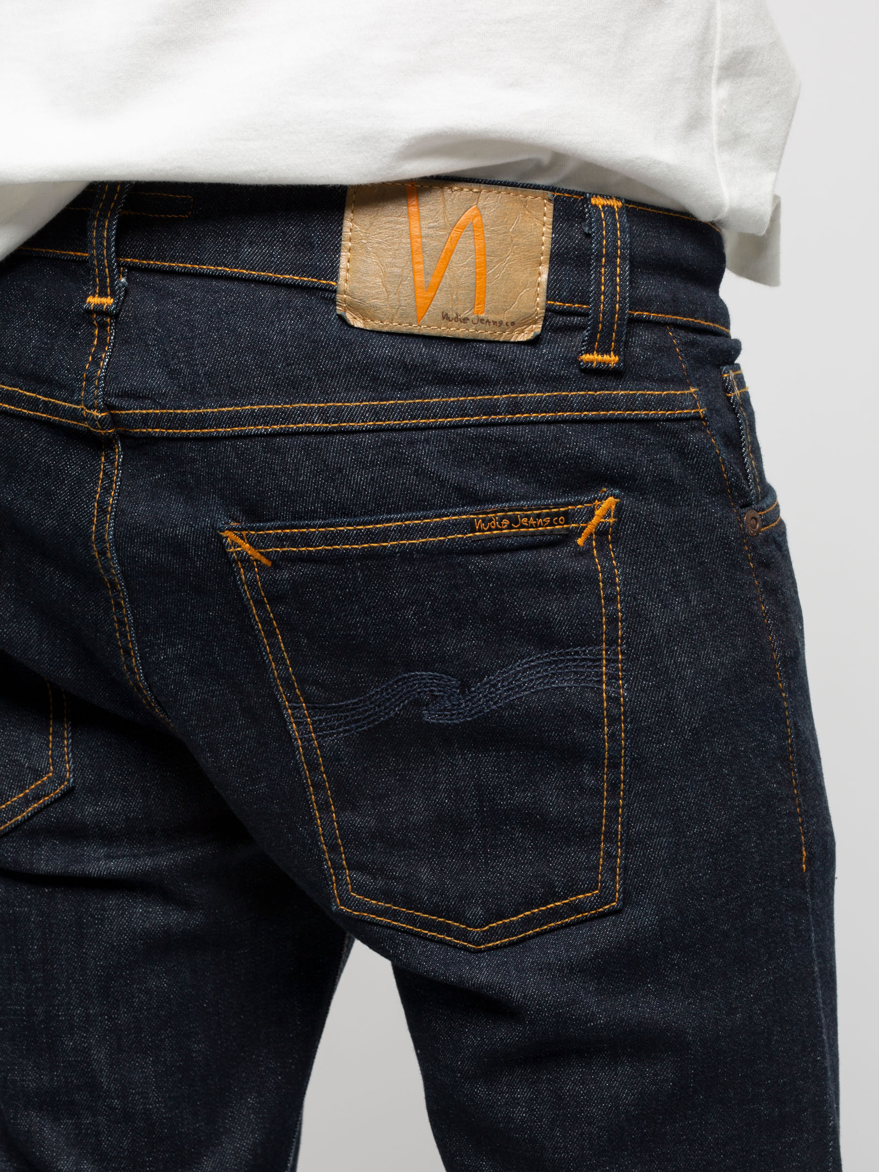 Nudie Jeans - TIGHT TERRY - Rinsed Twill