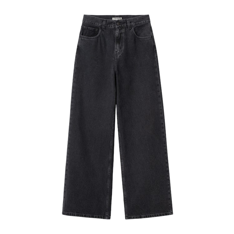 Carhartt WIP - W' JANE PANT - Black (heavy stone washed) Carhartt WIP - W' JANE PANT - Black (heavy stone washed)