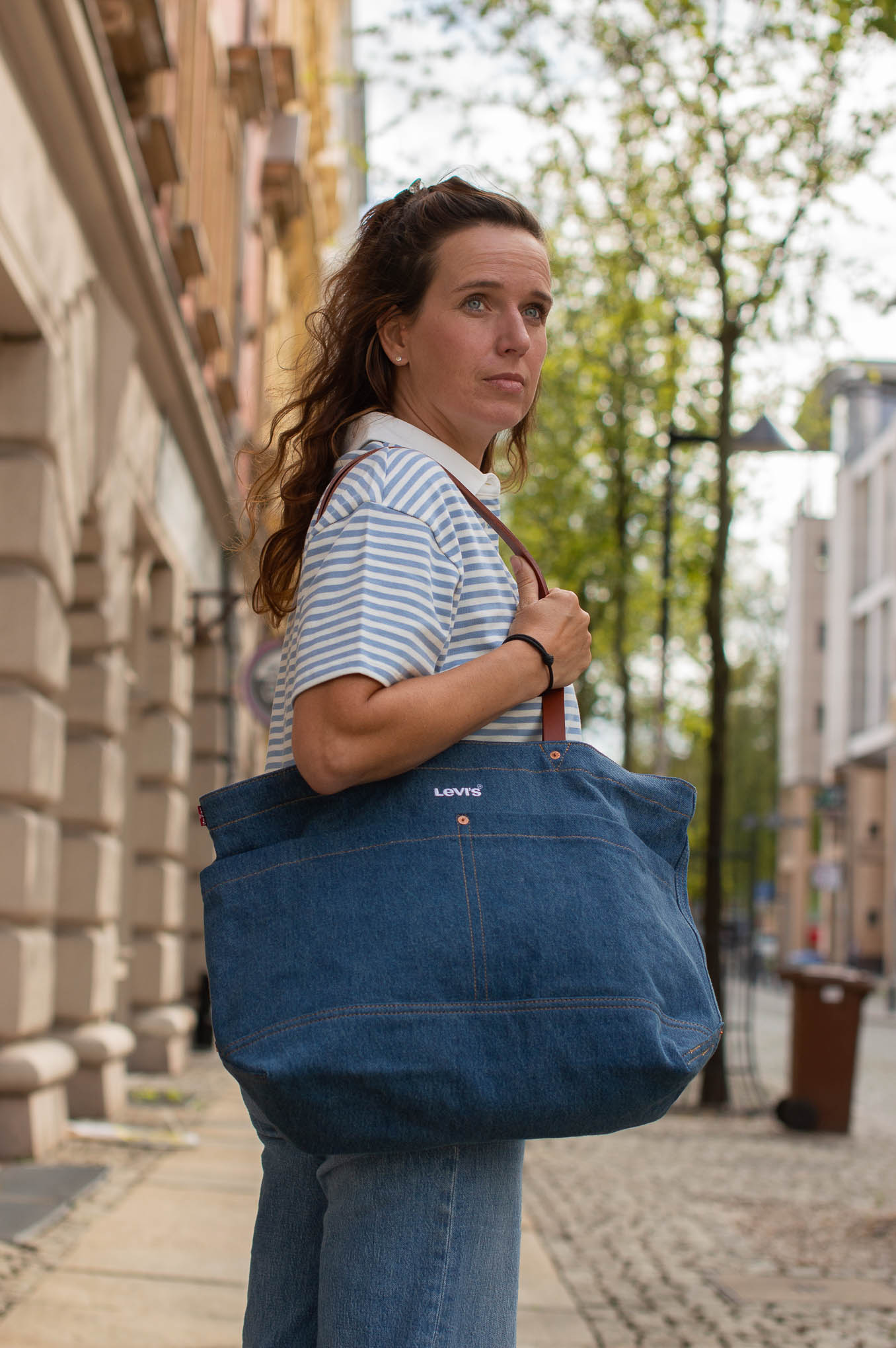 Levi’s® - HERITAGE TOTE ALL BAG - Medium Blue Levi’s® - HERITAGE TOTE ALL BAG - Medium Blue