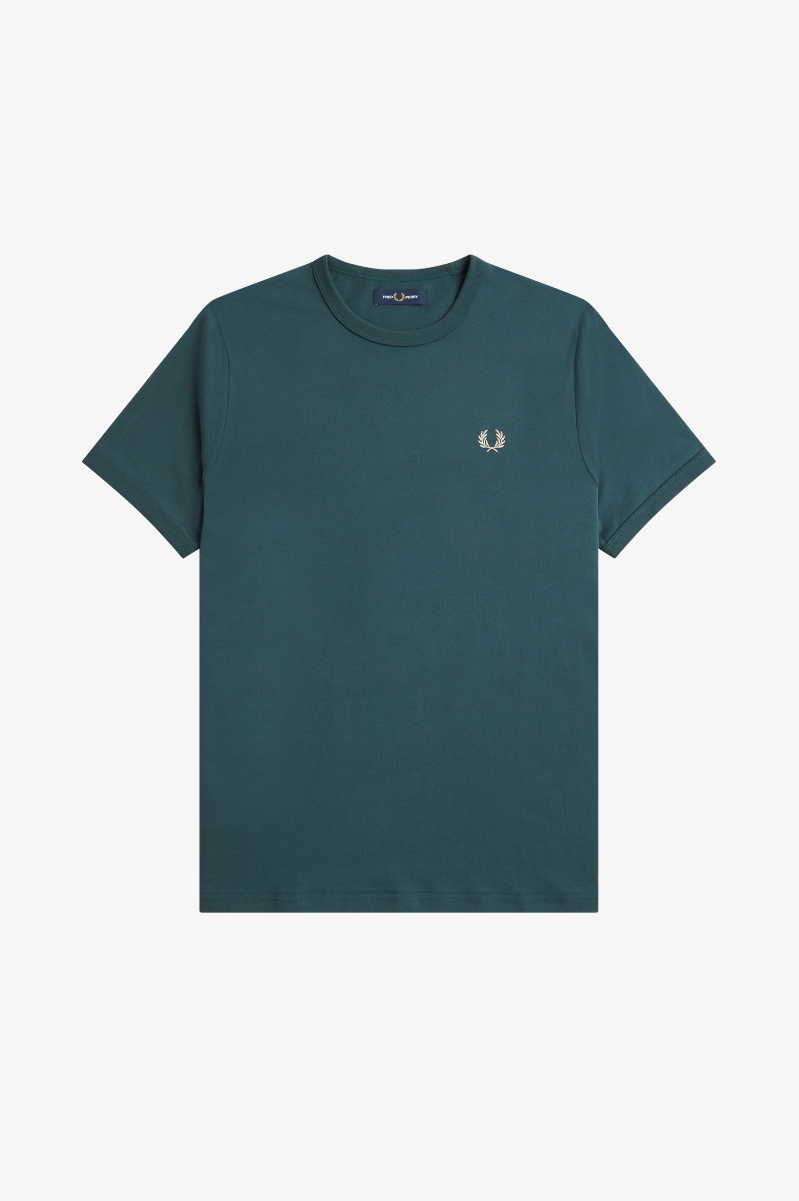 Fred Perry - RINGER T-SHIRT - Petrol Blue