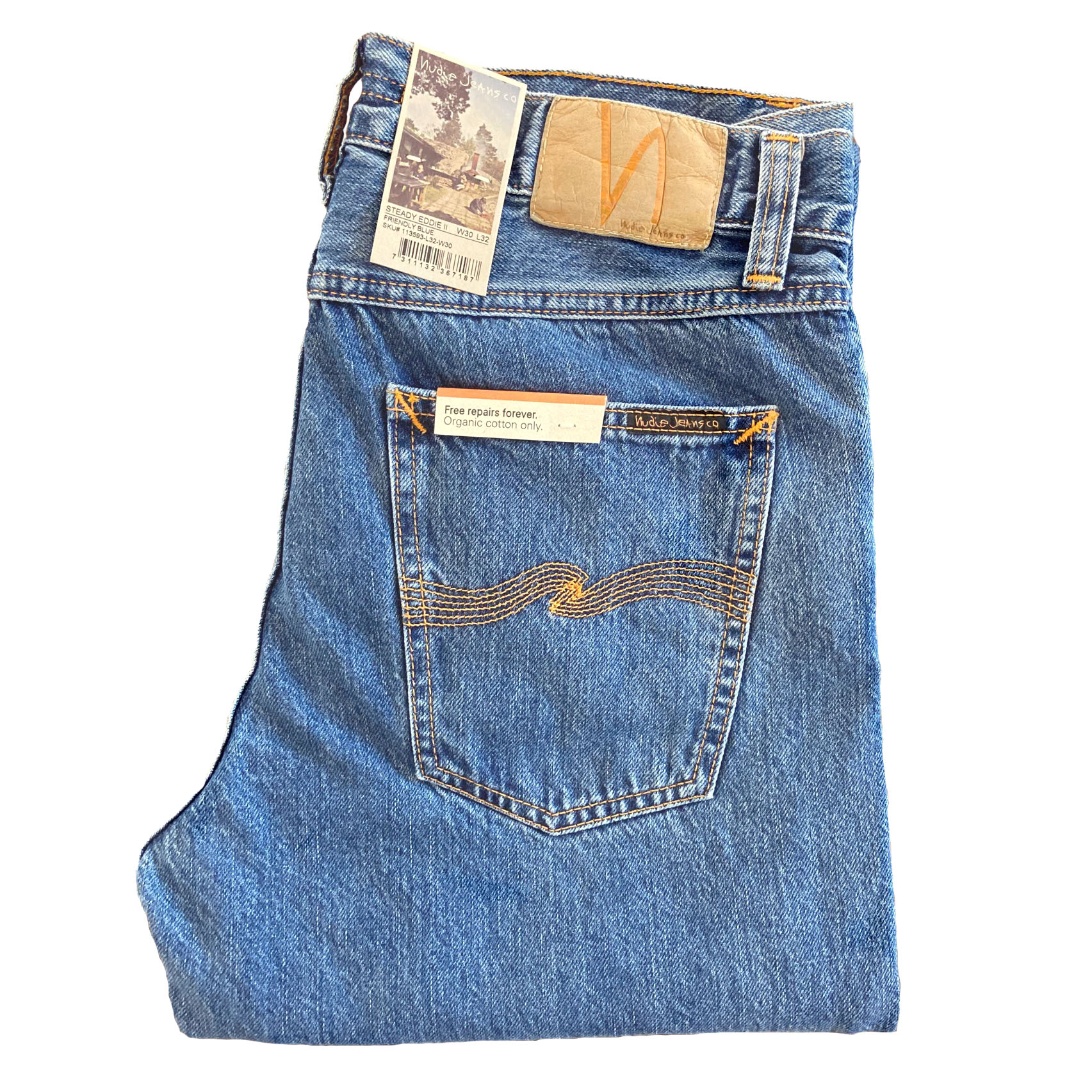Nudie Jeans - STEADY EDDIE II - Friendly Blue
