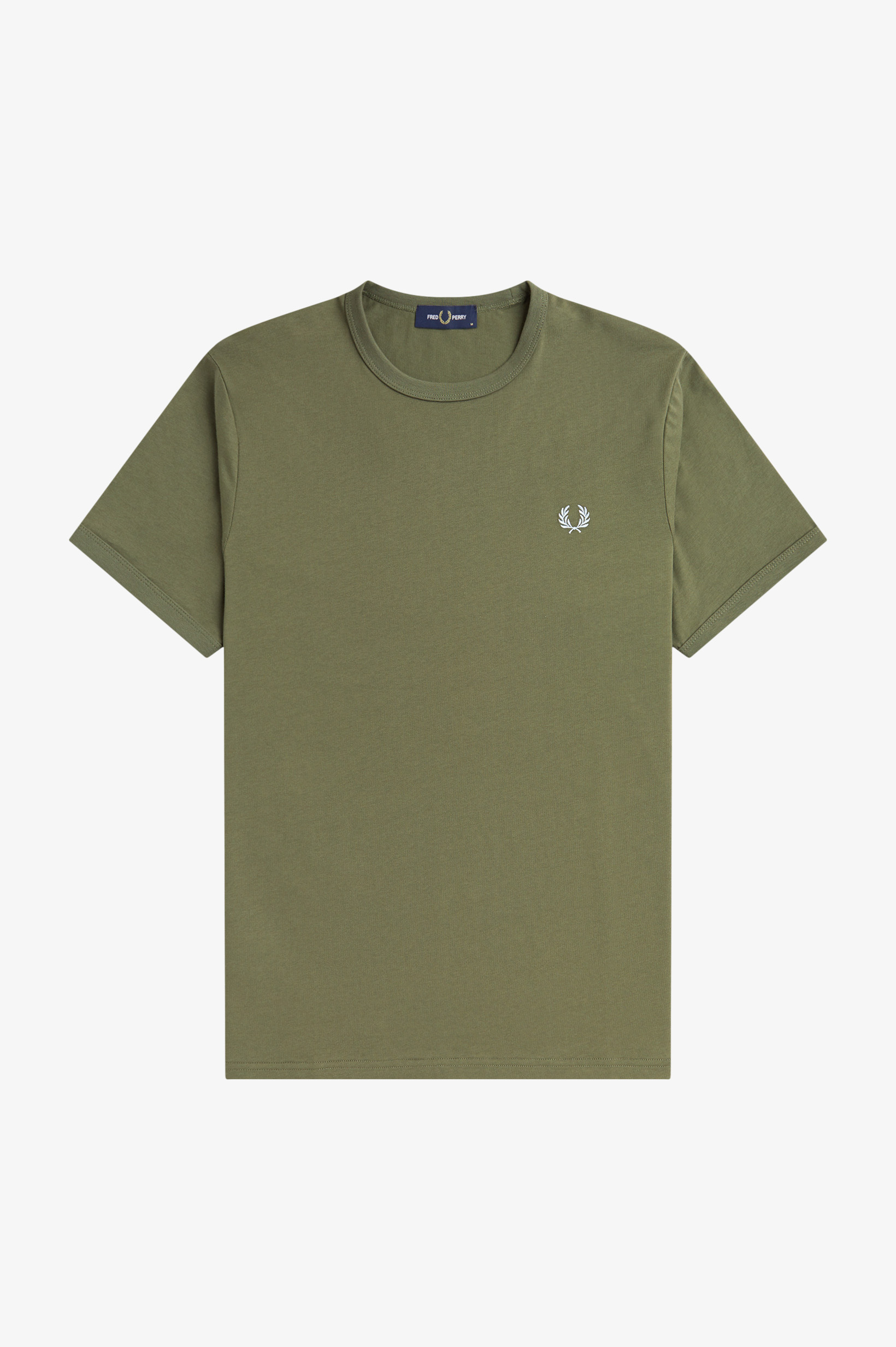 Fred Perry - RINGER T-SHIRT - Uniform Green