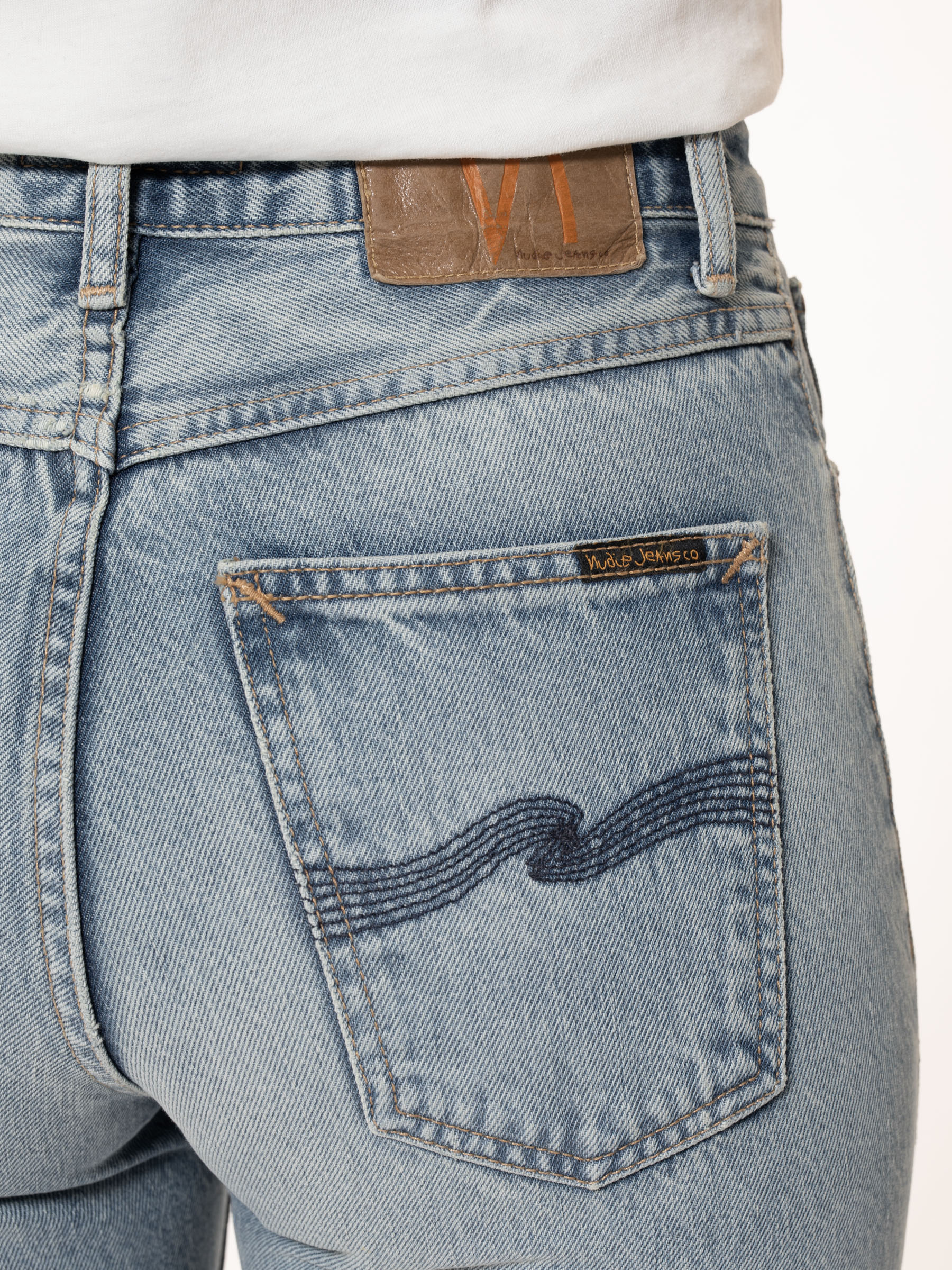 Nudie Jeans - BREEZY BRITT - Blue Desert