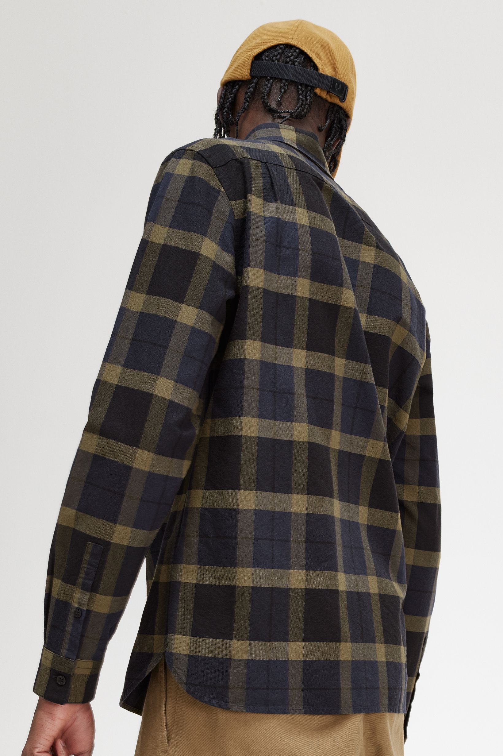 Fred Perry - TARTAN SHIRT - Uniform Green Fred Perry - TARTAN SHIRT - Uniform Green