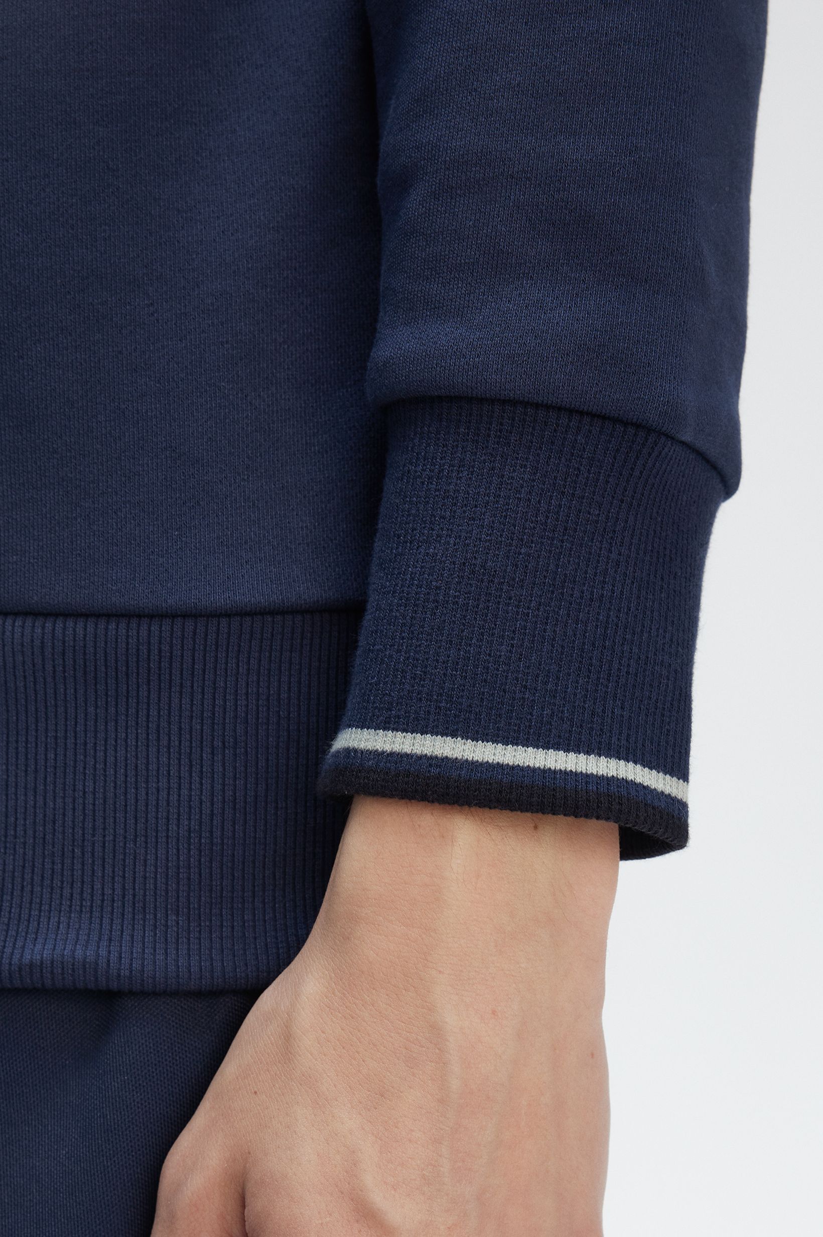 Fred Perry - CREW NECK SWEATSHIRT - Tennis Blue Fred Perry - CREW NECK SWEATSHIRT - Tennis Blue