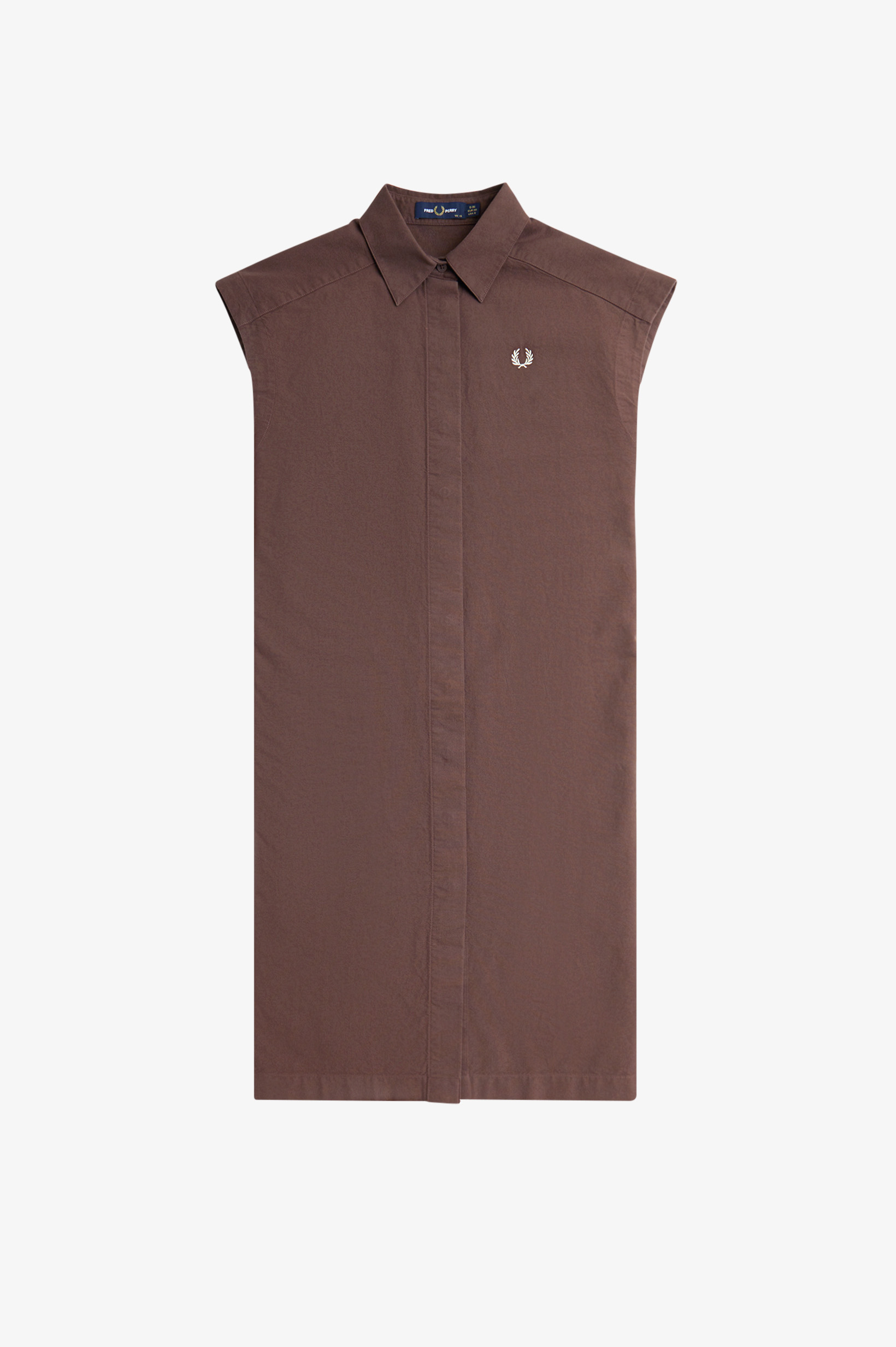 Fred Perry - SLEEVELESS SHIRT DRESS - Carrington Brick Fred Perry - SLEEVELESS SHIRT DRESS - Carrington Brick