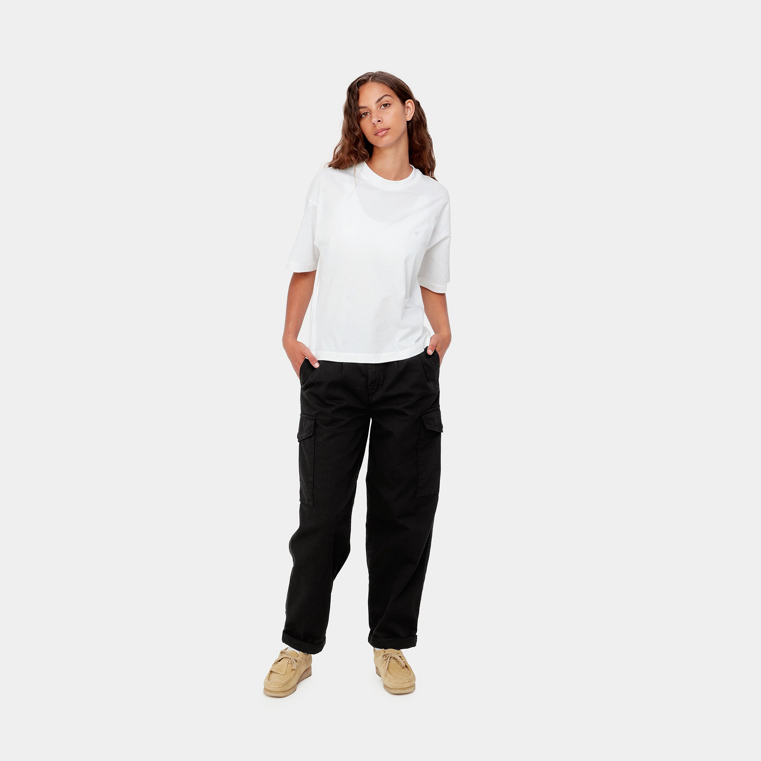 Carhartt WIP - W' S/S Chester T-Shirt - White
