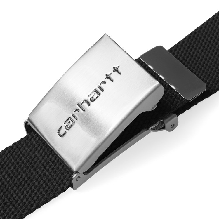 Carhartt WIP - CLIP BELT CHROME - Black