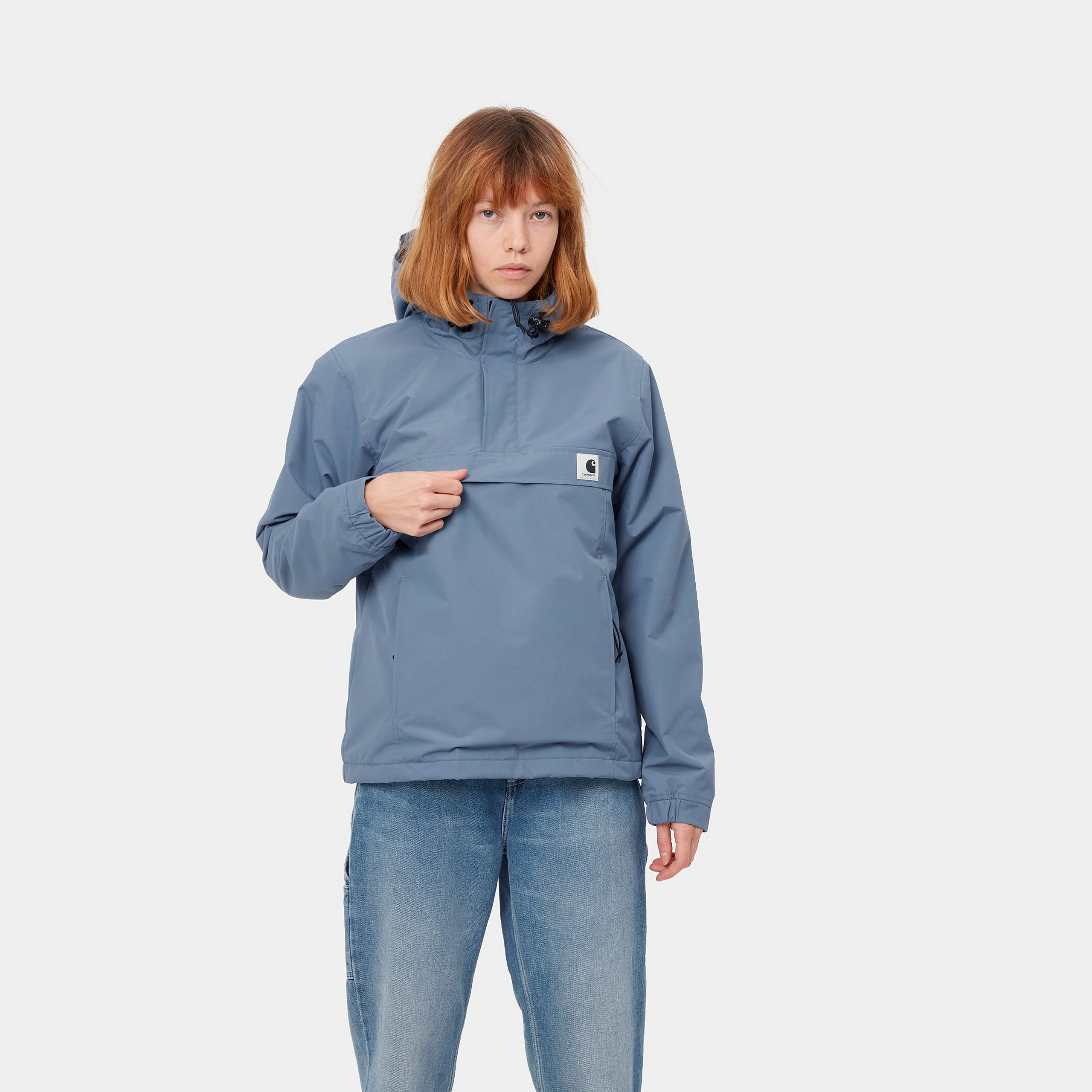 Carhartt WIP - W'NIMBUS PULLOVER - Icesheet, Hellblau, XS