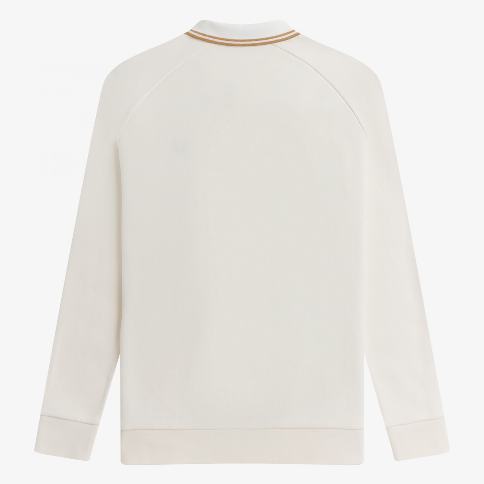 Fred Perry - SWEATSHIRT PANEL POLO SHIRT - Snow White