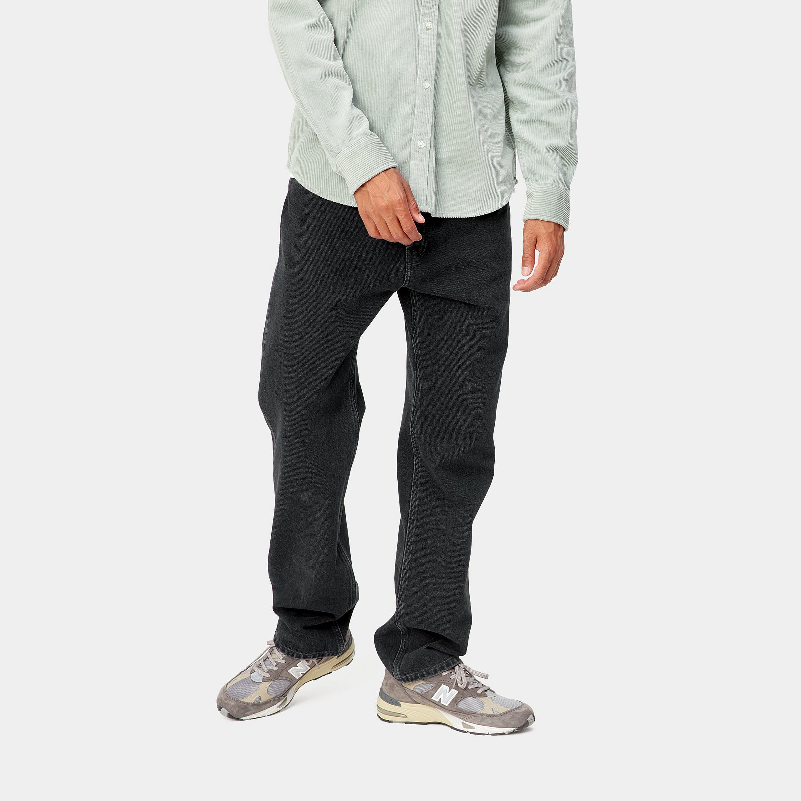 Carhartt WIP - NOLAN PANT - Black (Stone Washed) Carhartt WIP - NOLAN PANT - Black (Stone Washed)