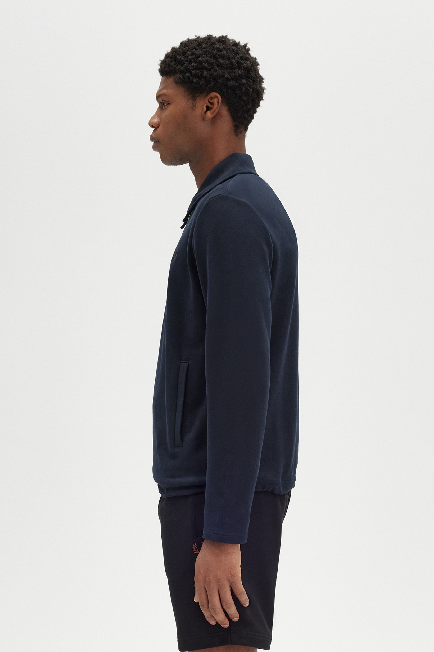 Fred Perry - HALF ZIP SMOCK SWEATSHIRT - Navy Fred Perry - HALF ZIP SMOCK SWEATSHIRT - Navy