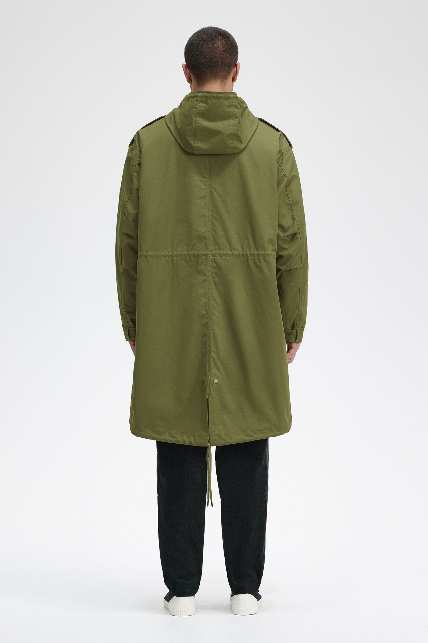 Fred Perry - FUR LINED PARKA - Parka Green