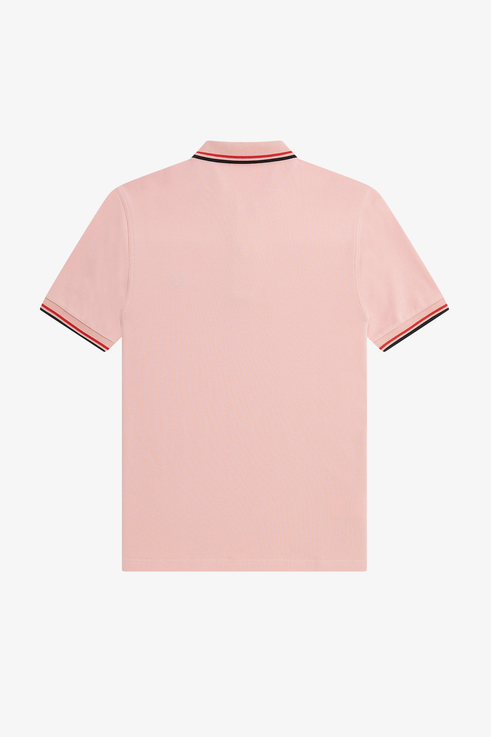 Fred Perry - TWIN TIPPED POLO SHIRT - Chalk Pink/Washed Red/Black