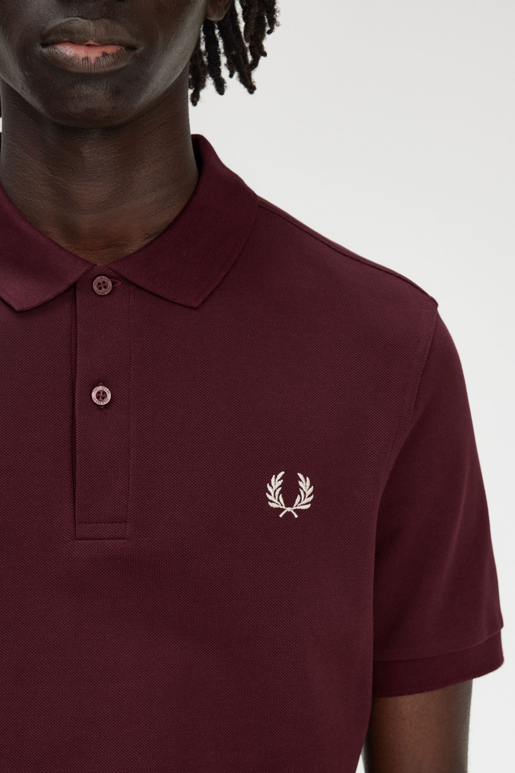 Fred Perry - PLAIN FRED PERRY SHIRT - Oxblood Fred Perry - PLAIN FRED PERRY SHIRT - Oxblood