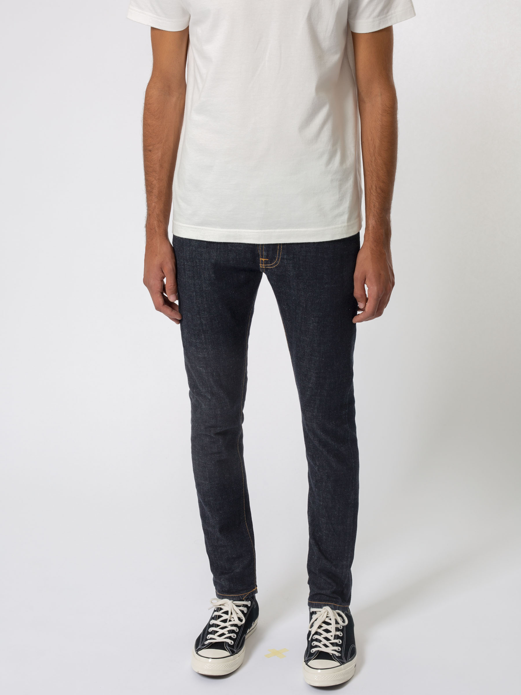 Nudie Jeans - TIGHT TERRY - Rinsed Twill