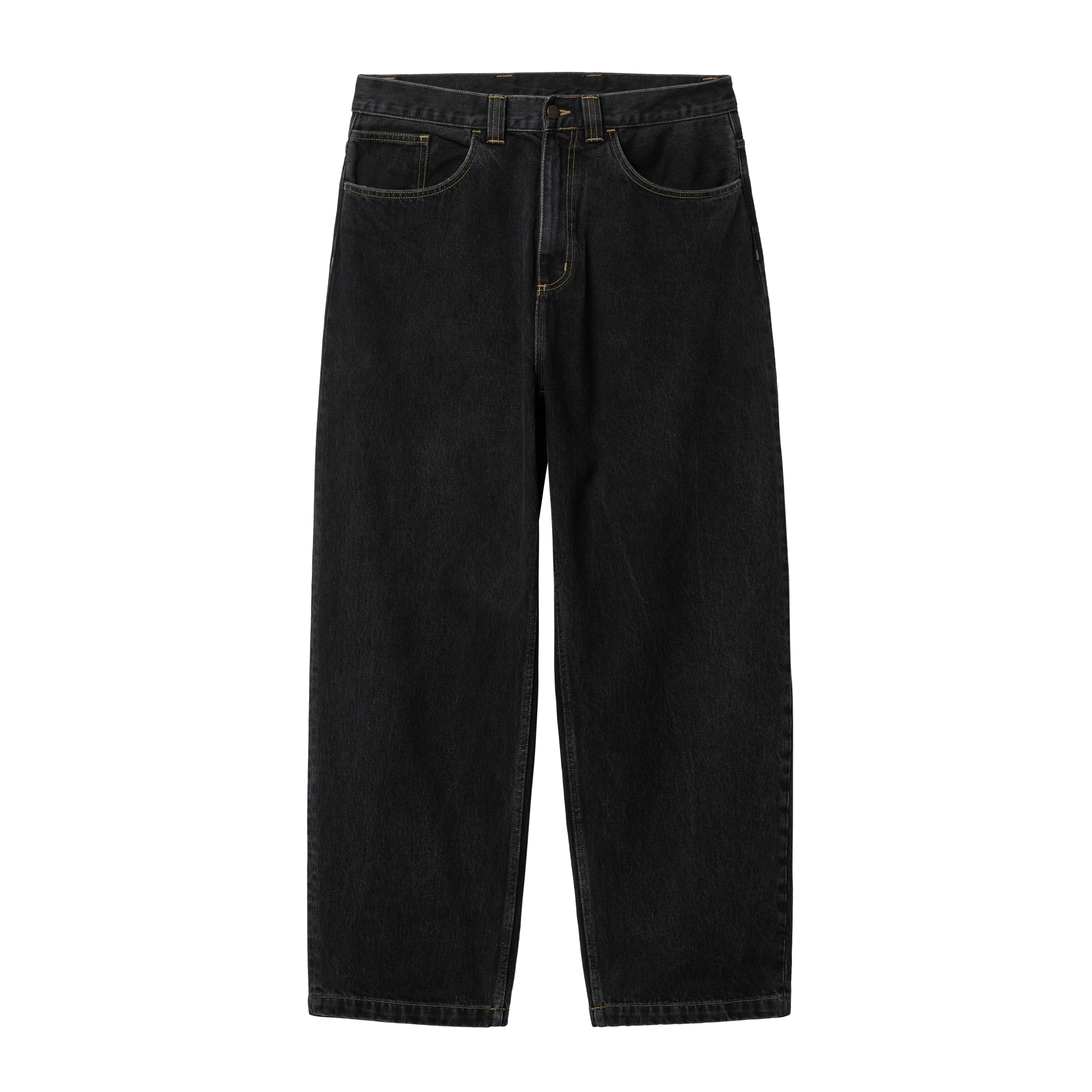 Carhartt WIP - BRANDON PANT - Black (stone washed) 