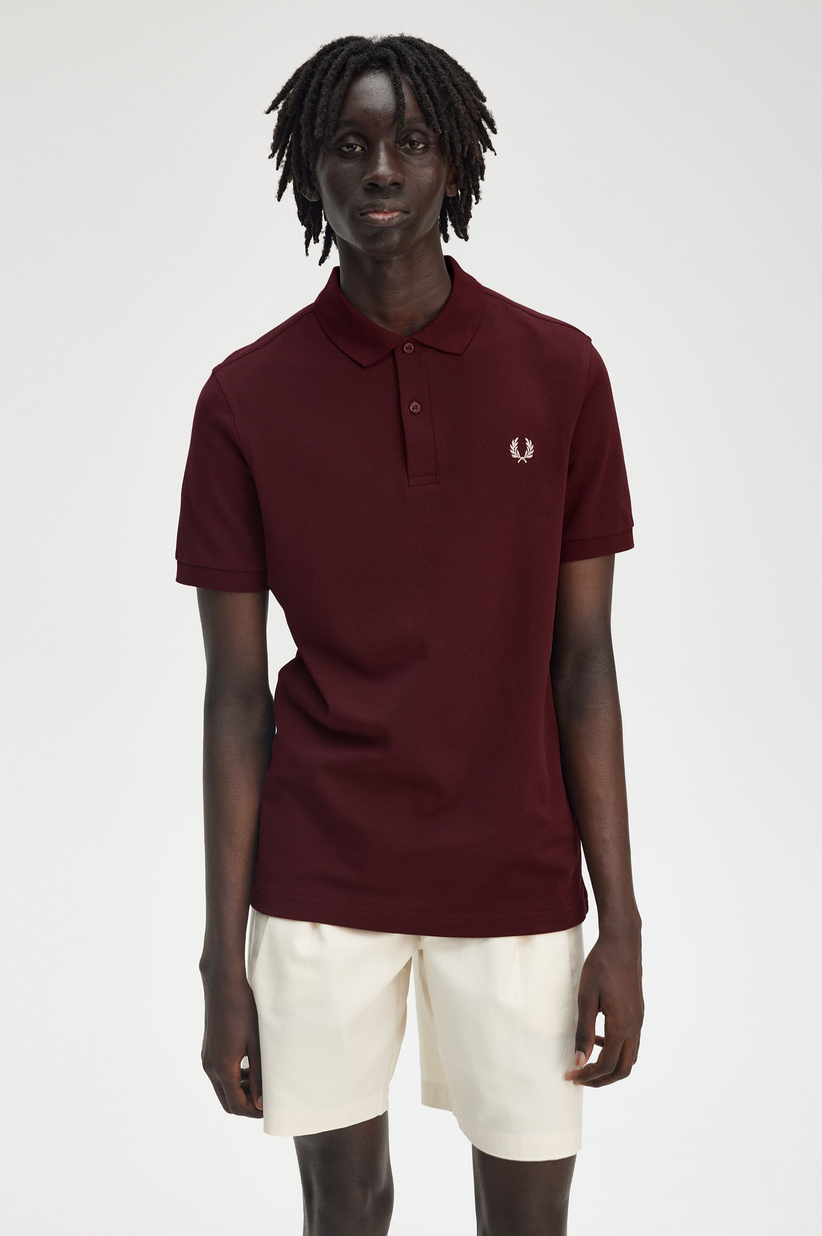 Fred Perry - PLAIN FRED PERRY SHIRT - Oxblood Fred Perry - PLAIN FRED PERRY SHIRT - Oxblood