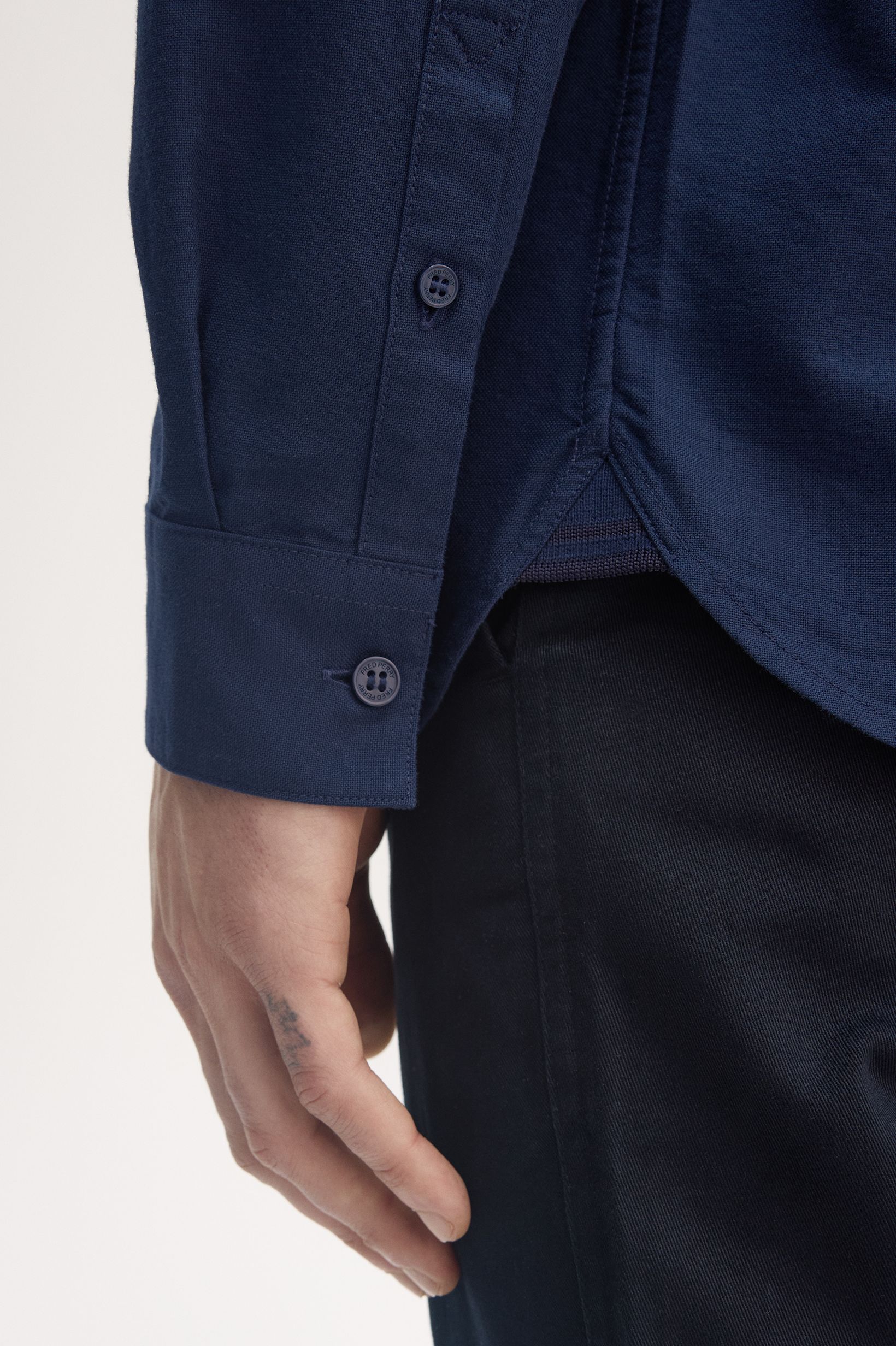 Fred Perry - OXFORD SHIRT - Tennis Blue