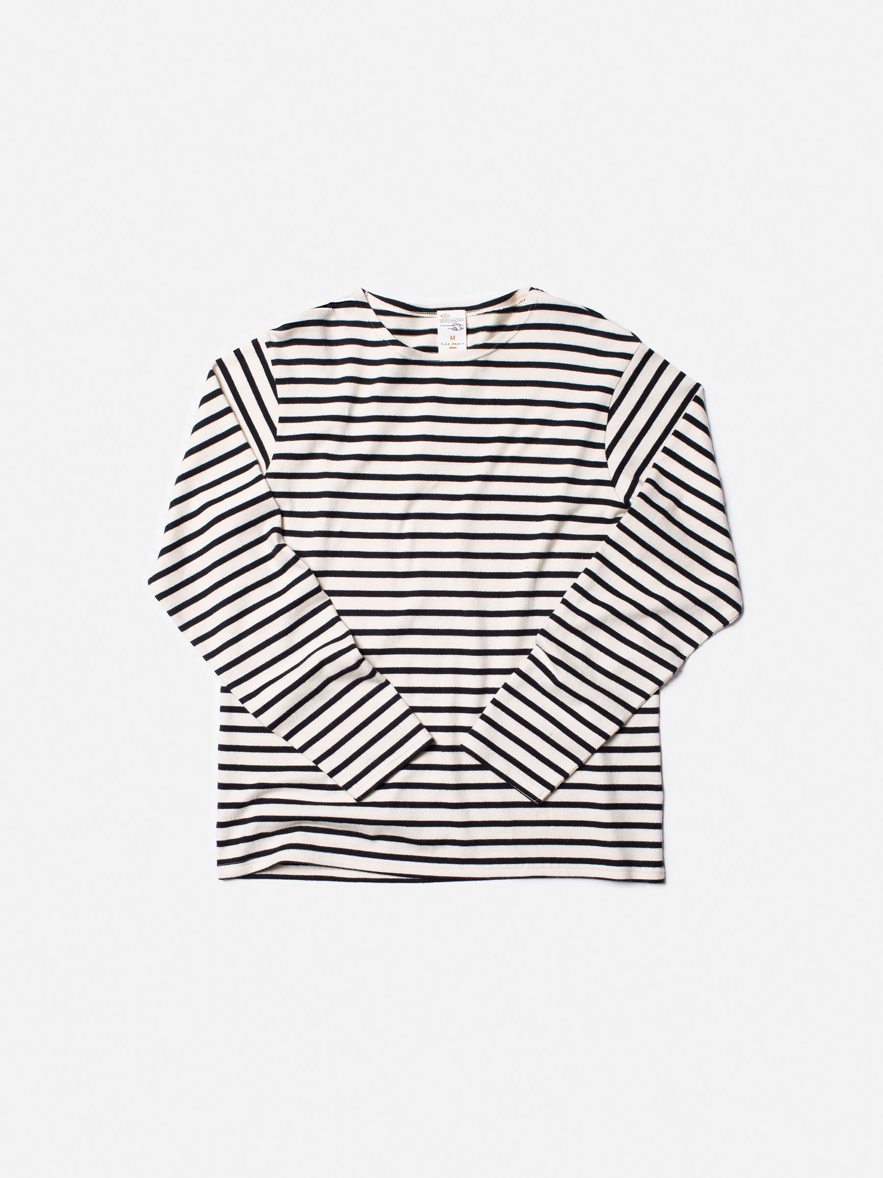 Nudie Jeans - CHARLES SAILOR STRIPE - Offwhite/ Black