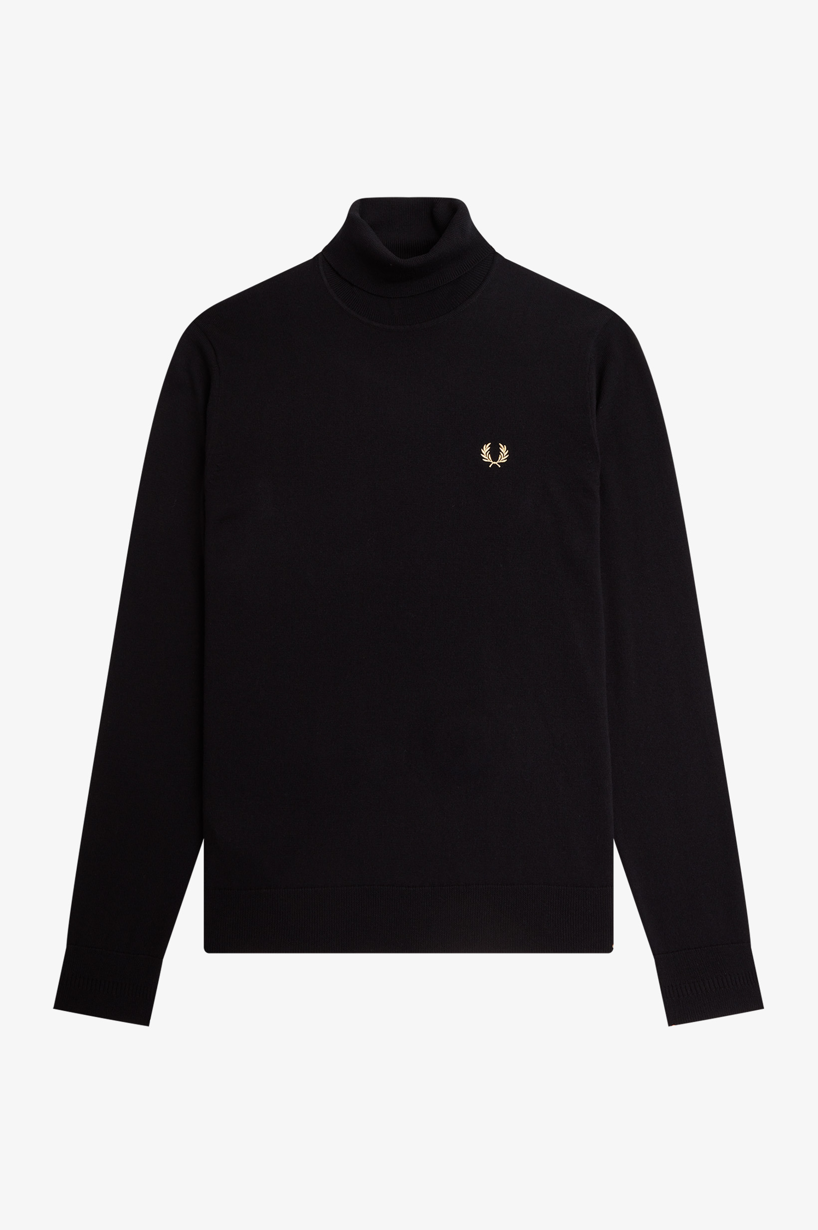 Fred Perry - ROLL NECK JUMPER - Black