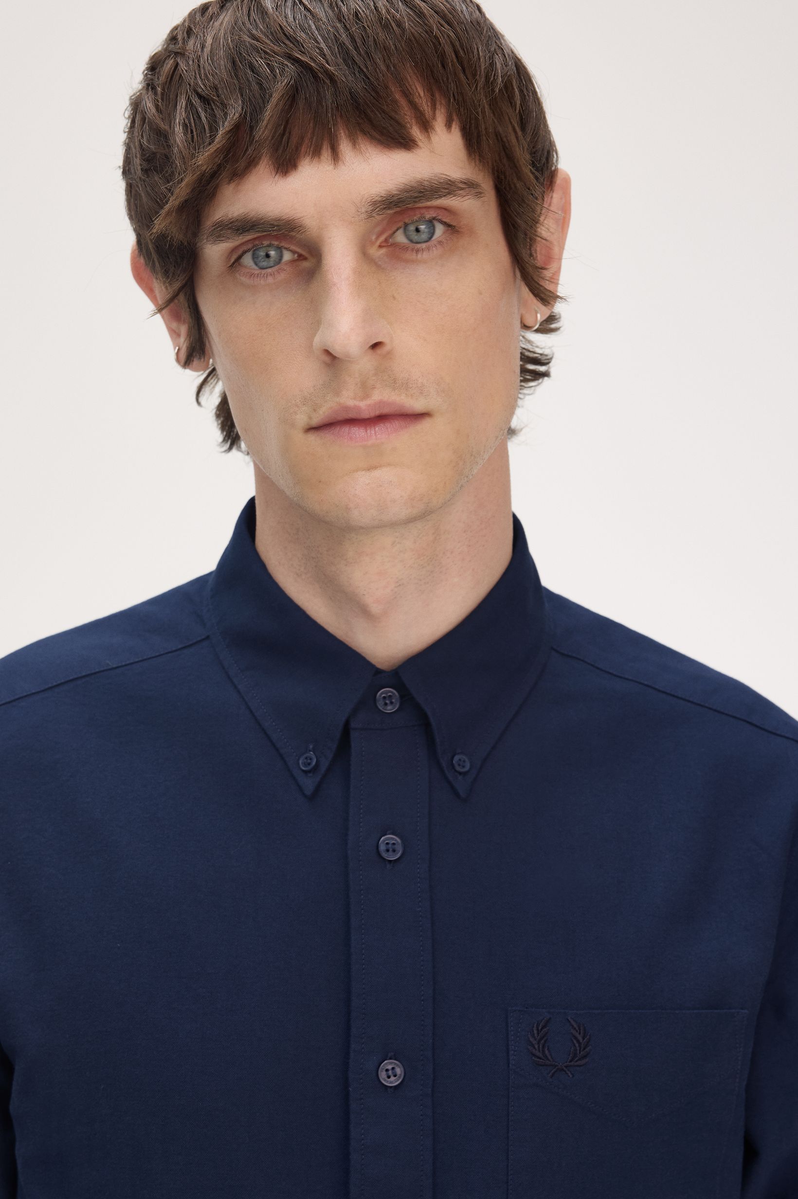 Fred Perry - OXFORD SHIRT - Tennis Blue