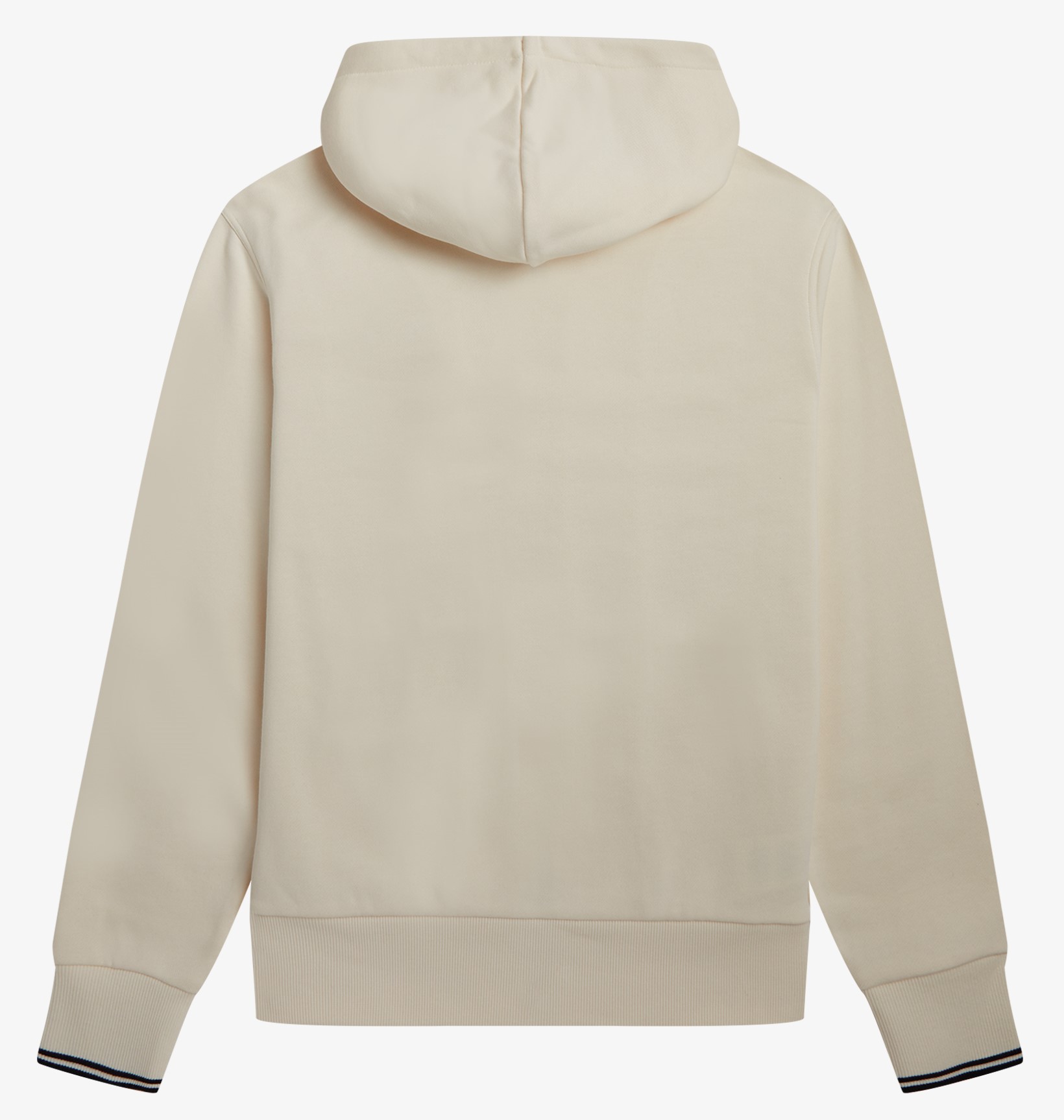 Fred Perry - HOODED ZIP TROUGH - Ecru