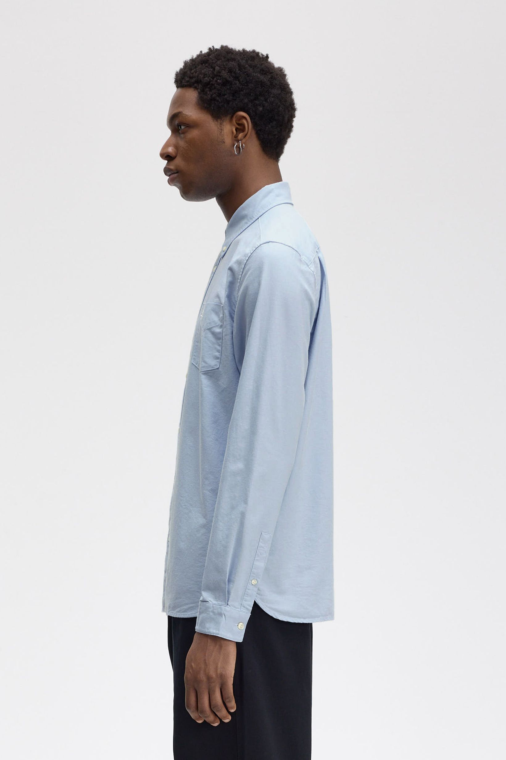 Fred Perry - OXFORD SHIRT - Light Smoke Fred Perry - OXFORD SHIRT - Light Smoke
