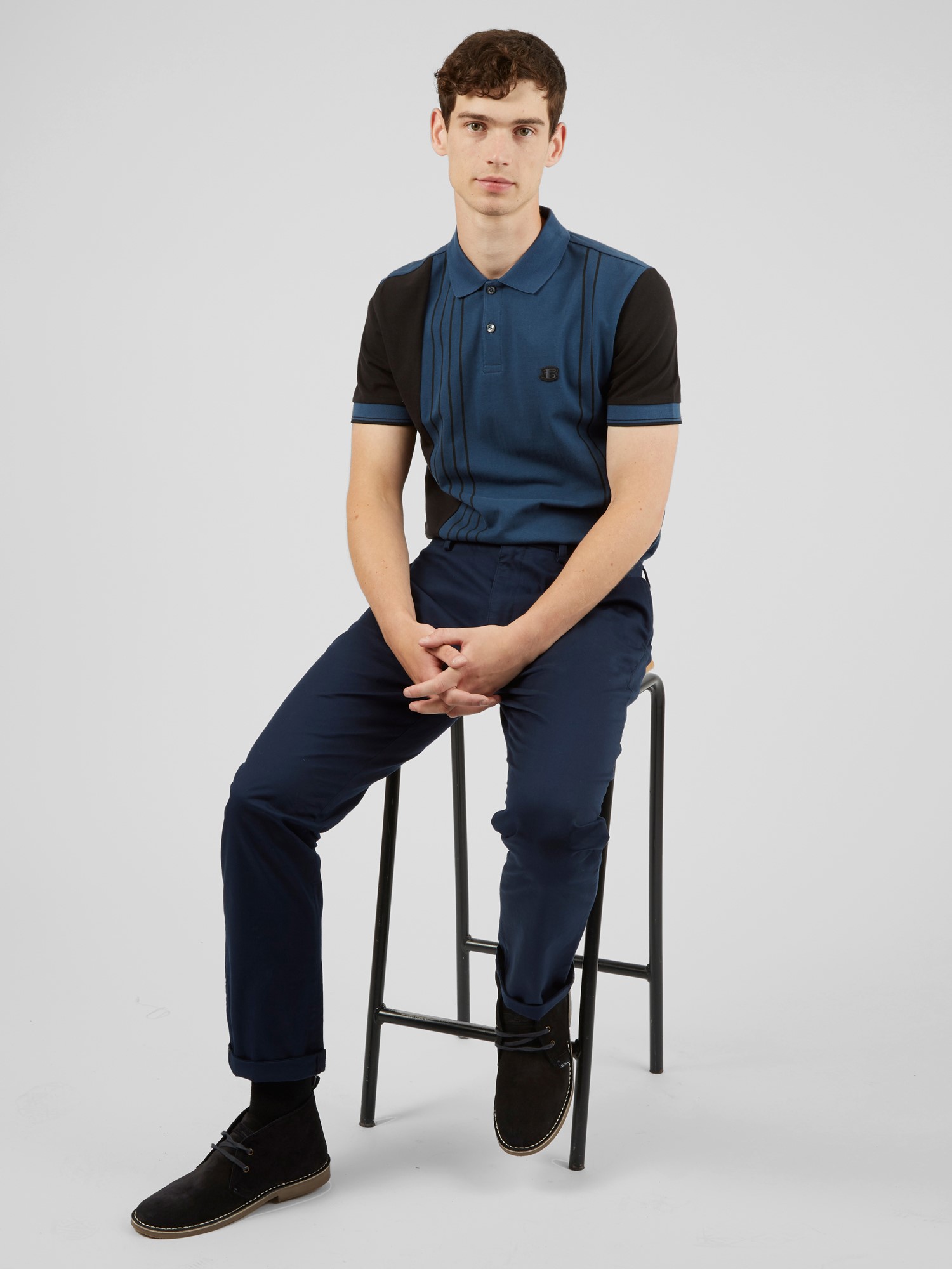 Ben Sherman - Signature Slim Stretch Chino - Dark Navy Ben Sherman - Signature Slim Stretch Chino - Dark Navy