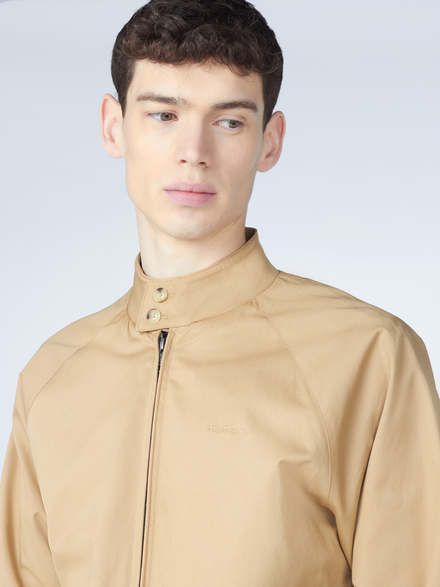 Ben Sherman - SIGNATURE HARRINGTON JACKET - Sand