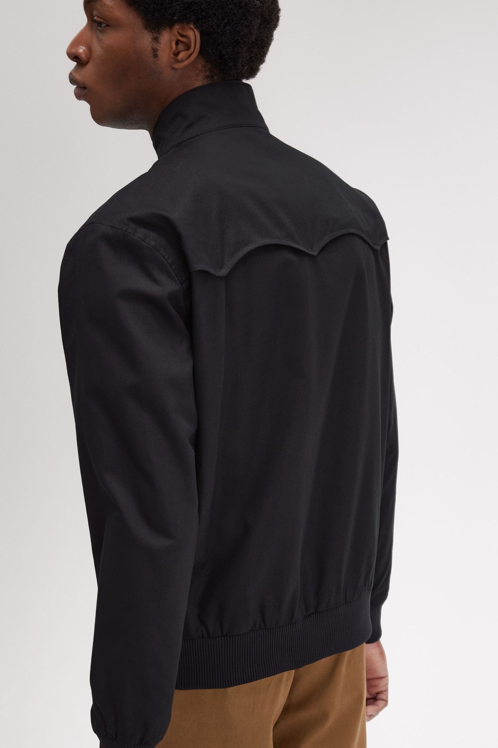 Fred Perry - HARRINGTON JACKET - Black