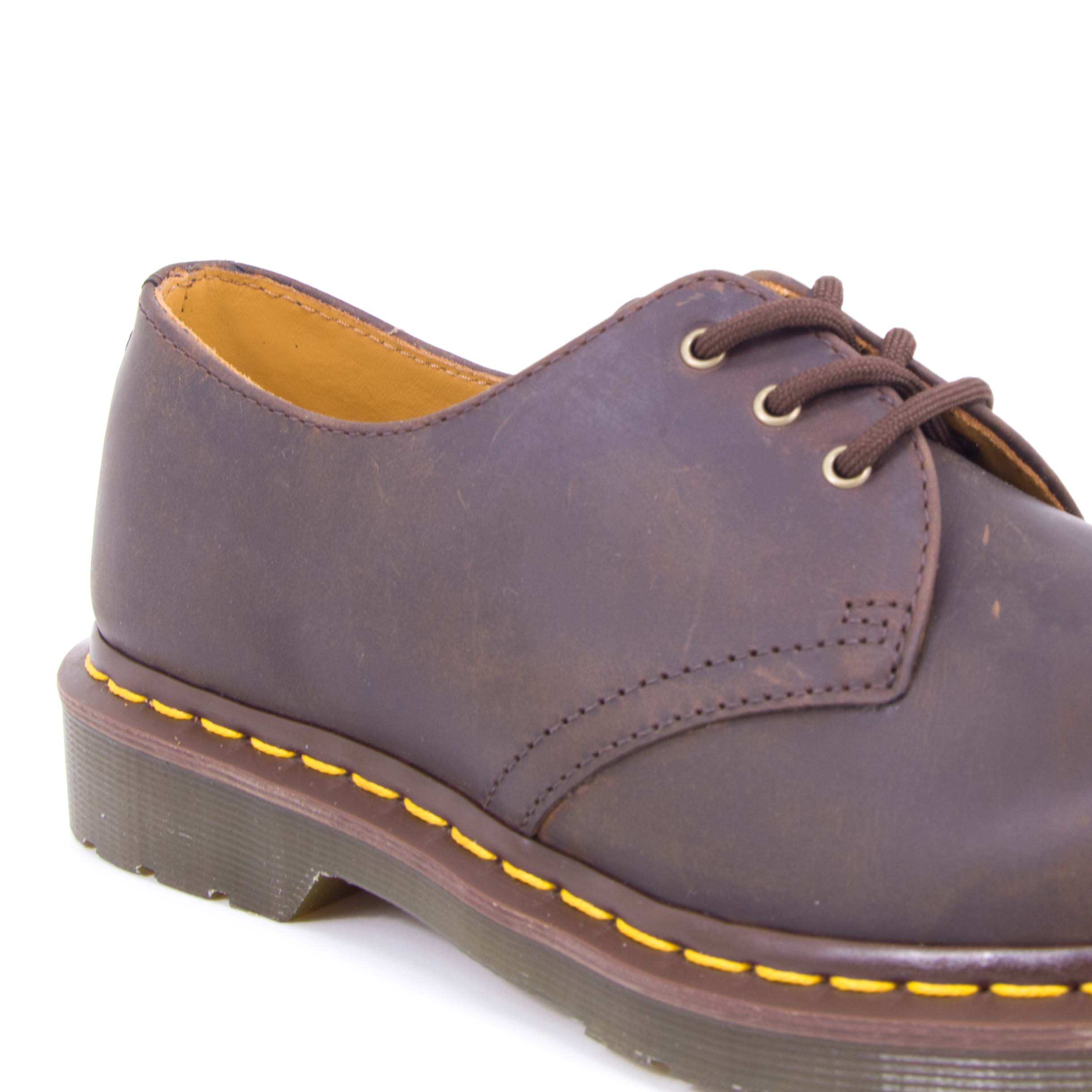 Dr. Martens - 1461 - Dark Brown/Gaucho Crazy Horse